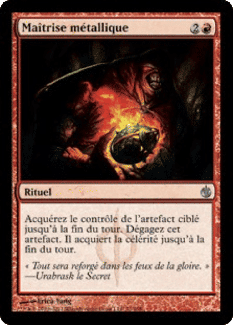 Maîtrise métallique — Mirrodin Besieged — Magic: The Gathering