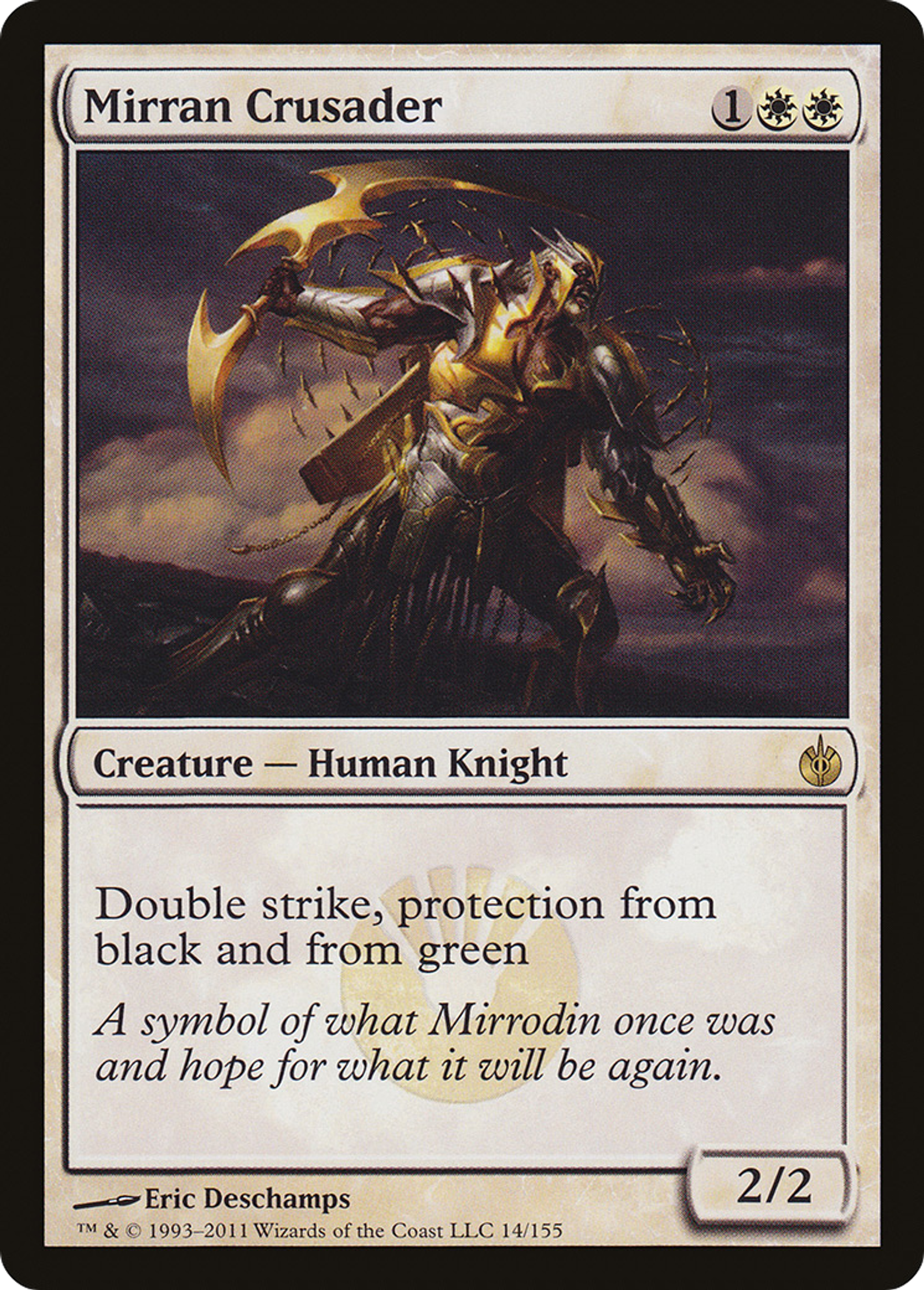 Mirran Crusader — Mirrodin Besieged — Magic: The Gathering