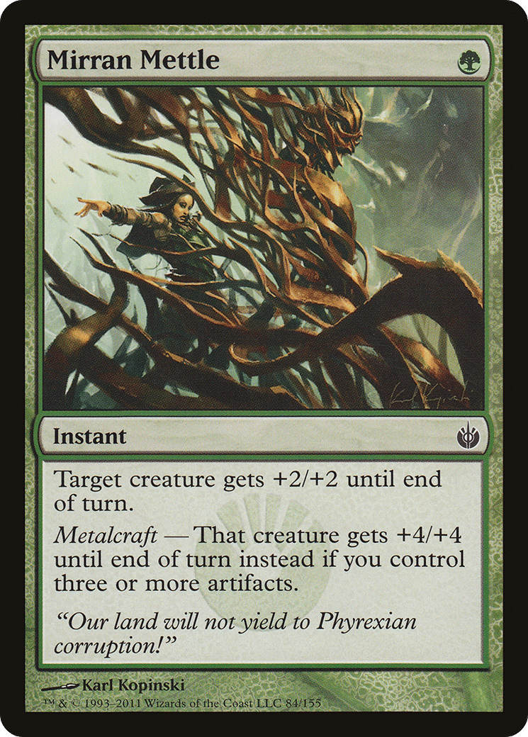 Mirran Mettle — Mirrodin Besieged — Magic: The Gathering