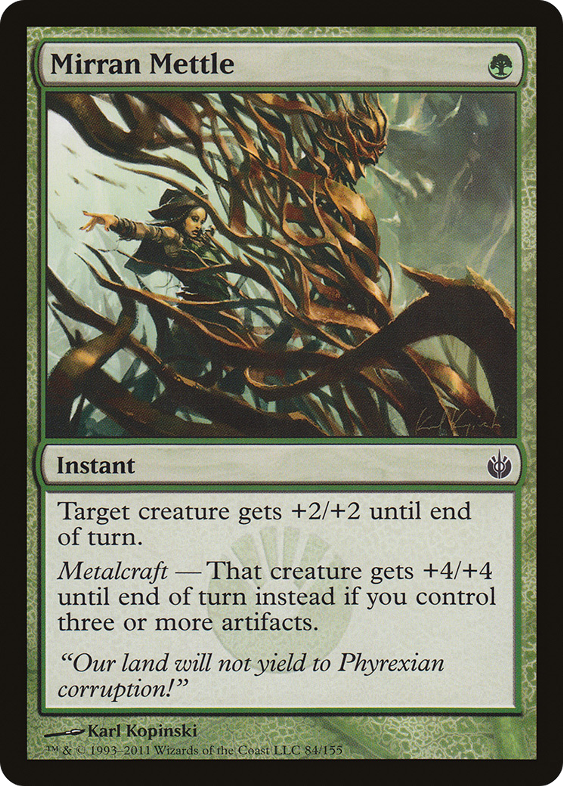 Mirran Mettle — Mirrodin Besieged — Magic: The Gathering