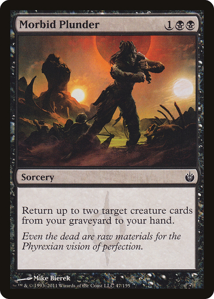Morbid Plunder — Mirrodin Besieged — Magic: The Gathering