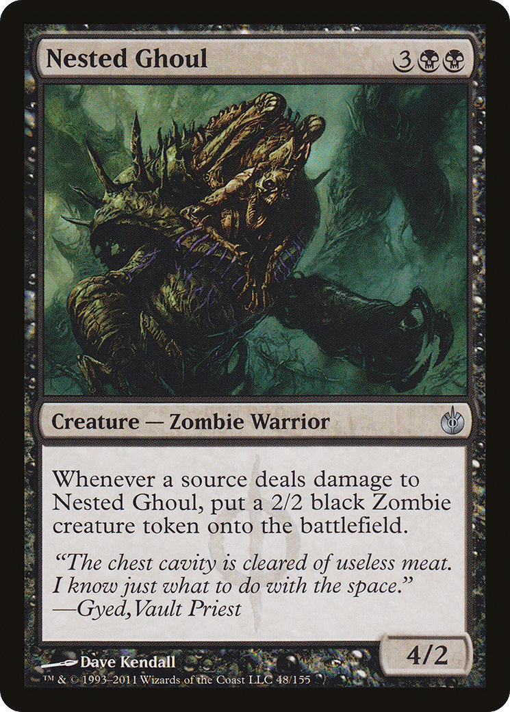 Nested Ghoul — Mirrodin Besieged — Magic: The Gathering