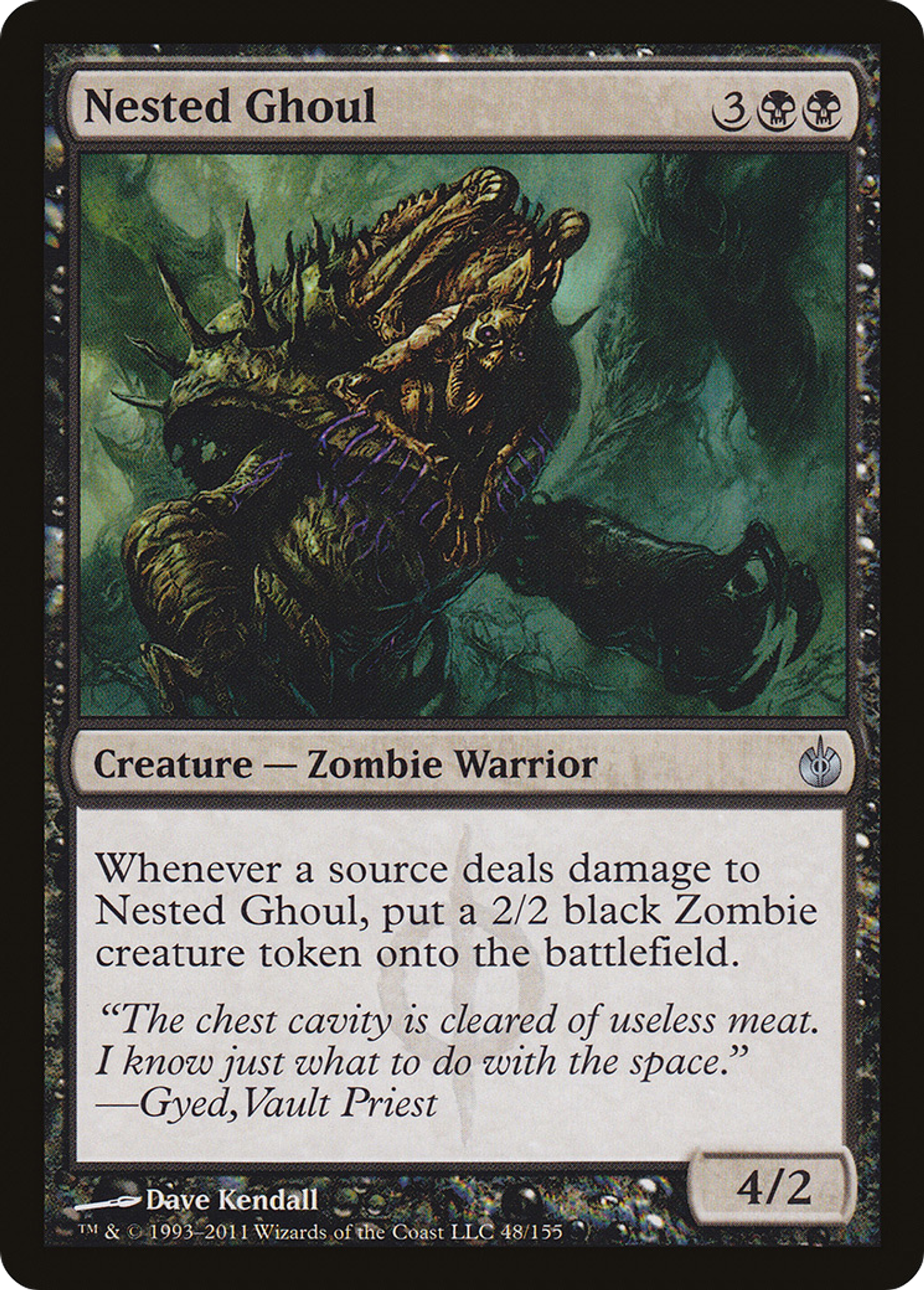 Nested Ghoul — Mirrodin Besieged — Magic: The Gathering
