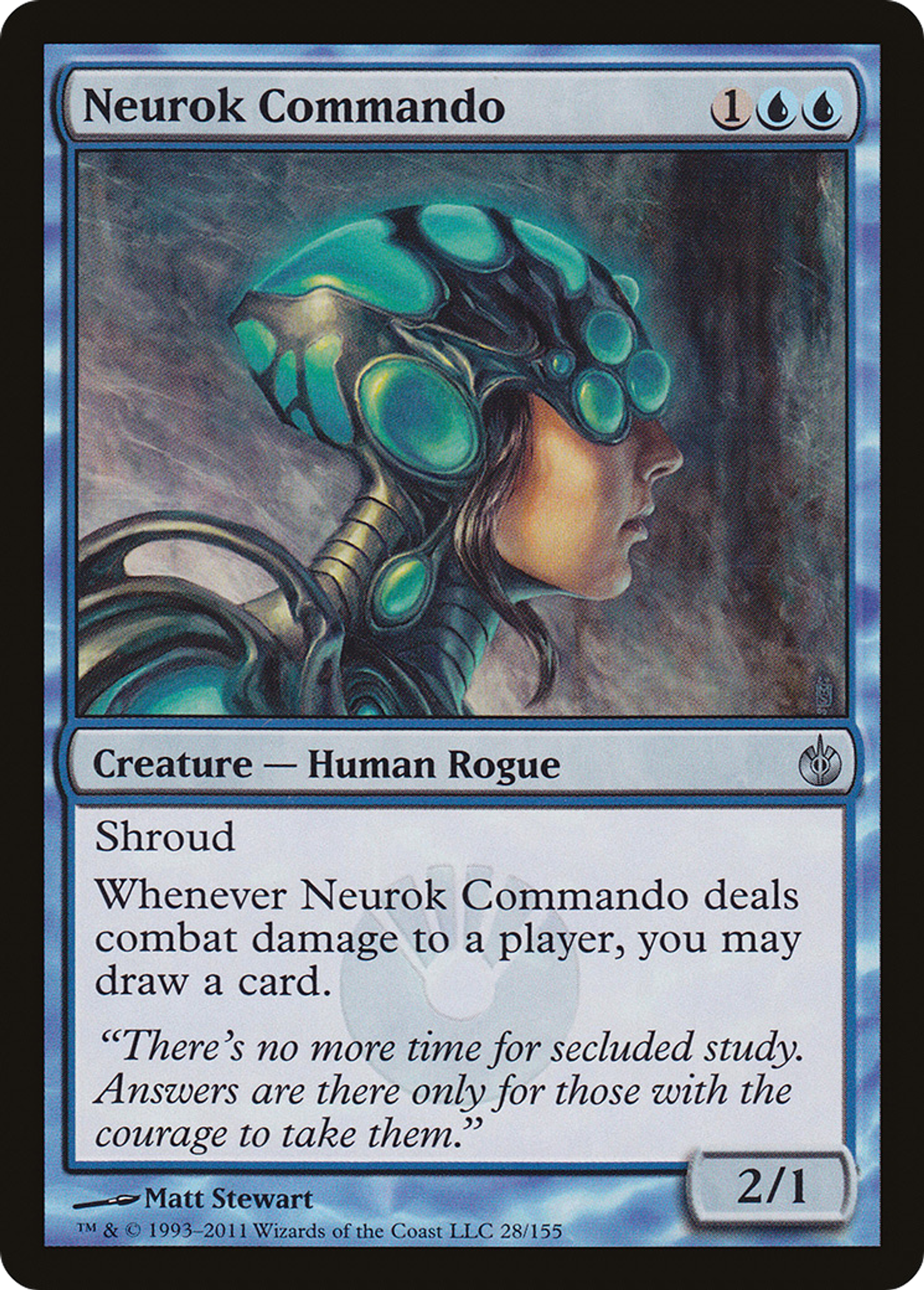 Commando neurok — Mirrodin Besieged — Magic: The Gathering
