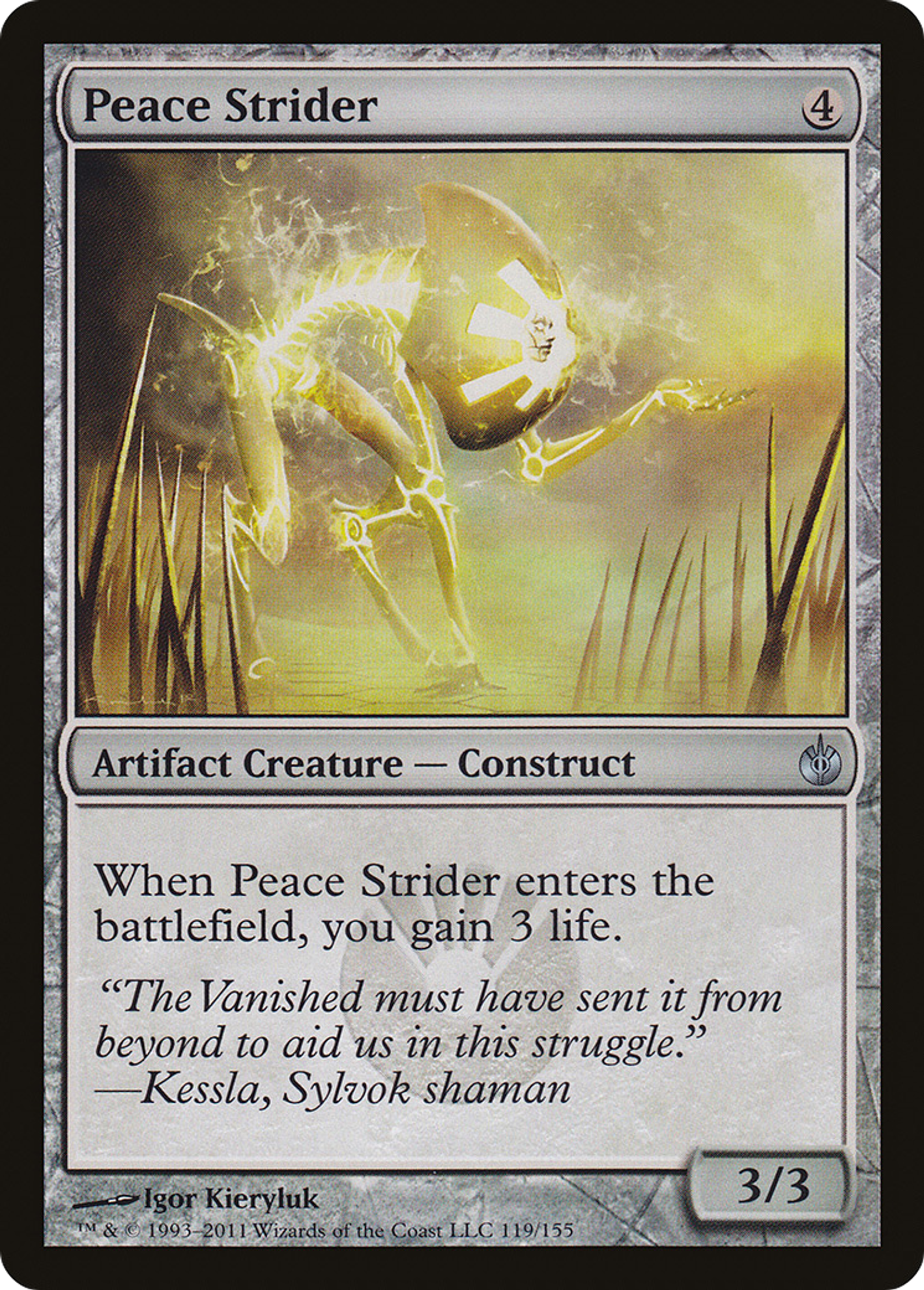 Enjambeur de paix — Mirrodin Besieged — Magic: The Gathering