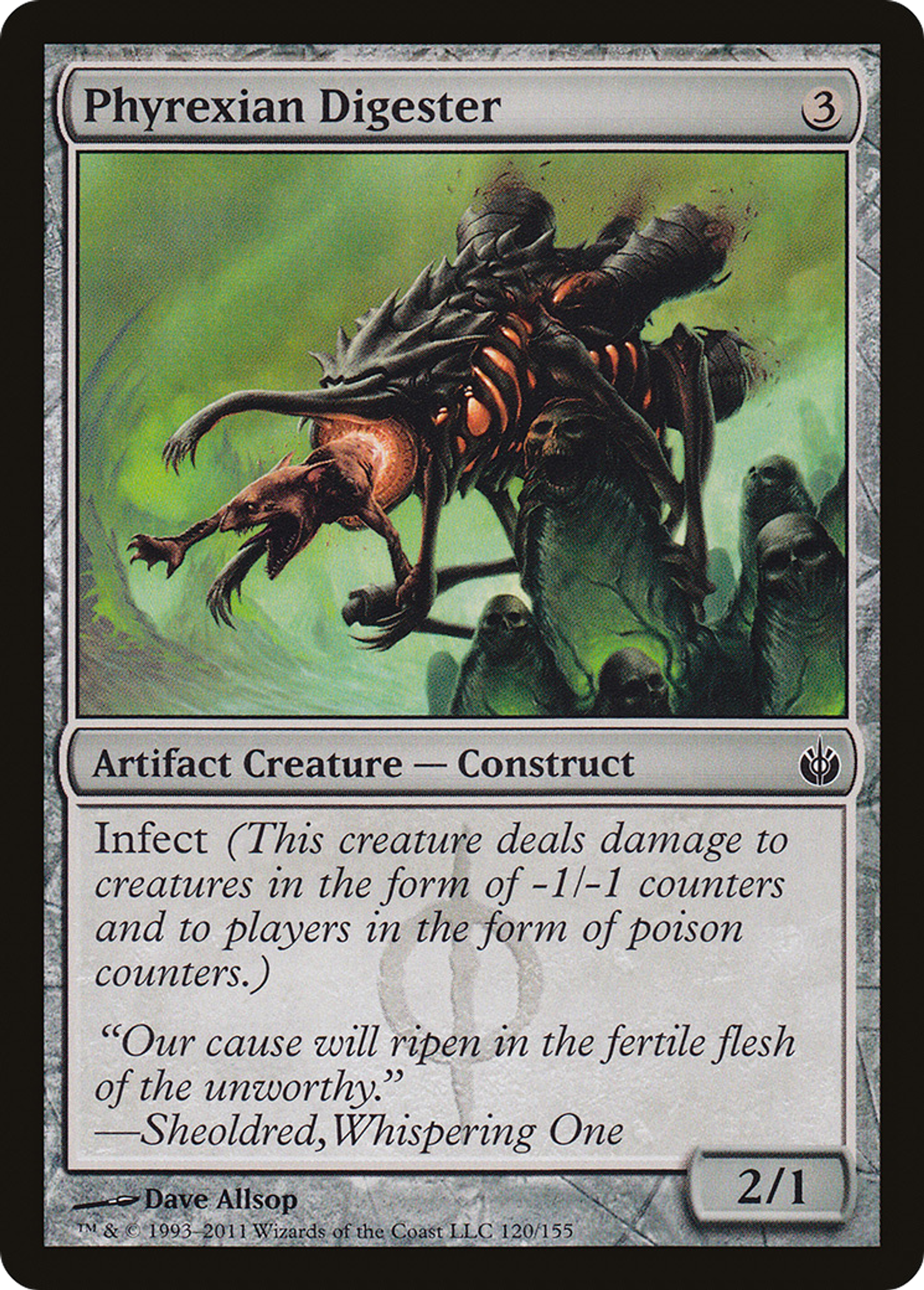 Digéreur phyrexian — Mirrodin Besieged — Magic: The Gathering