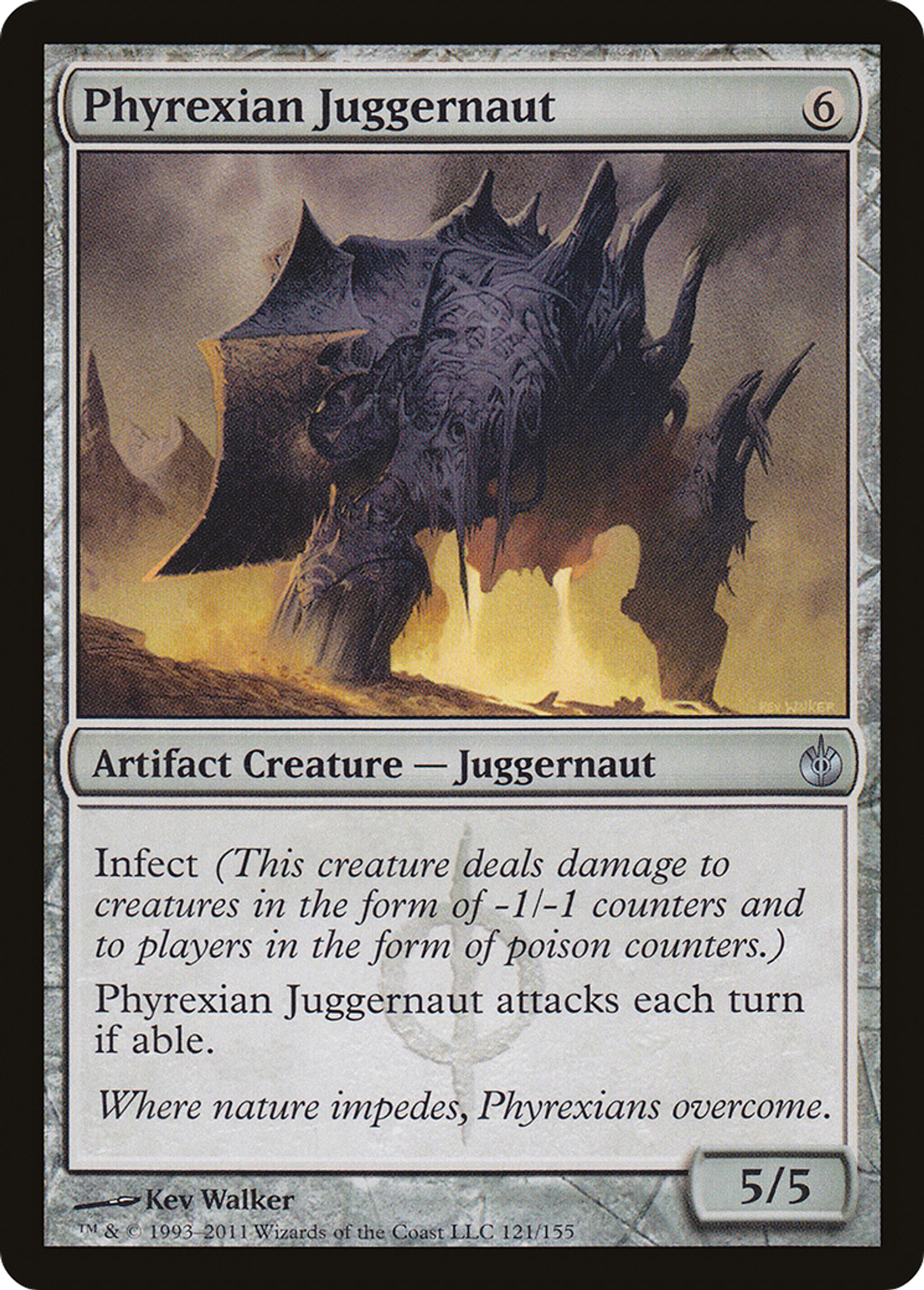 Djaggernaut phyrexian — Mirrodin Besieged — Magic: The Gathering