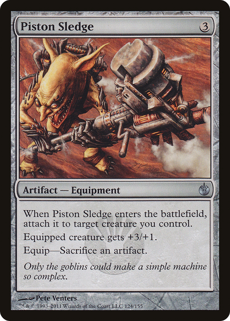 Piston Sledge — Mirrodin Besieged — Magic: The Gathering