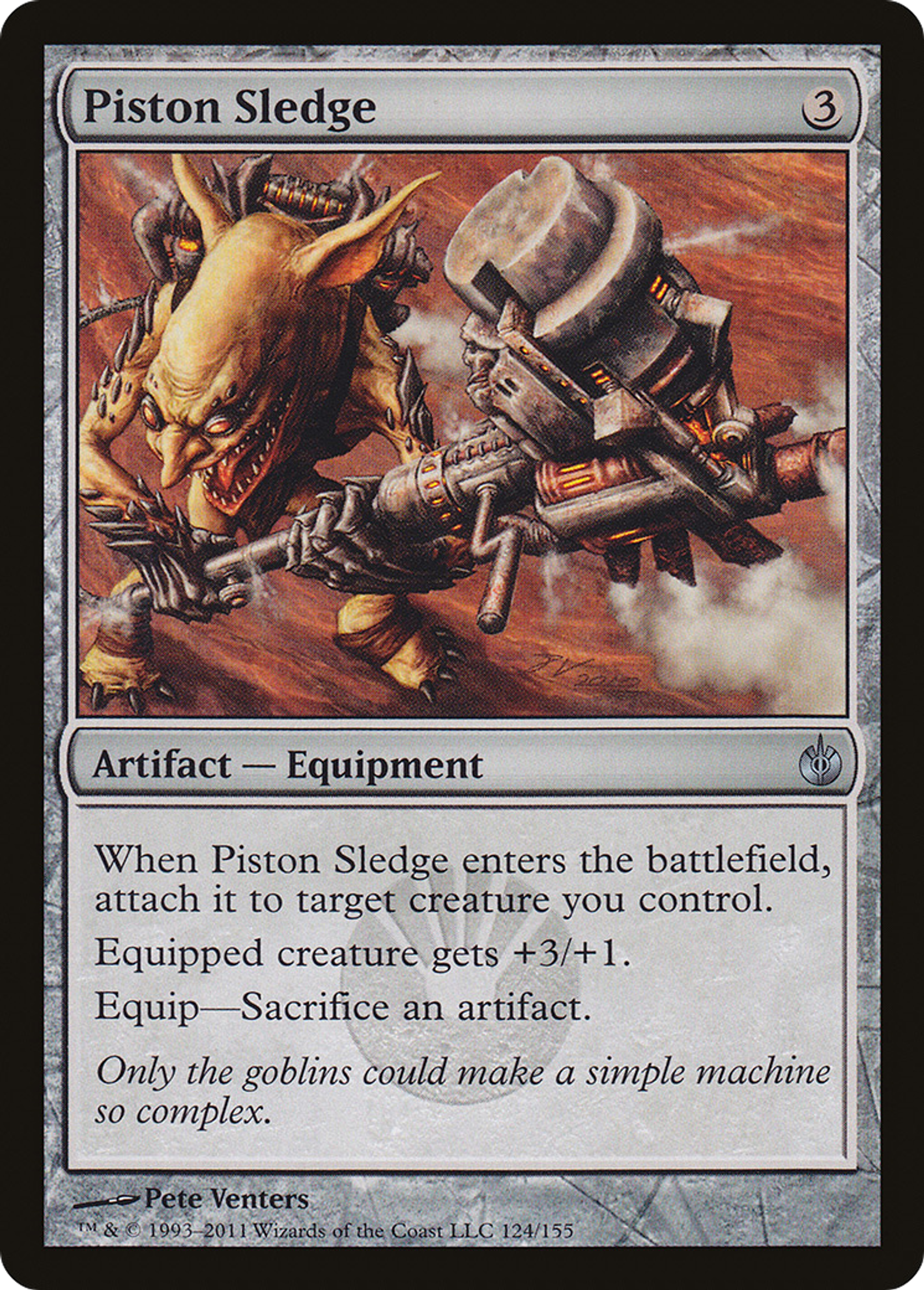 Frappe-devant à piston — Mirrodin Besieged — Magic: The Gathering