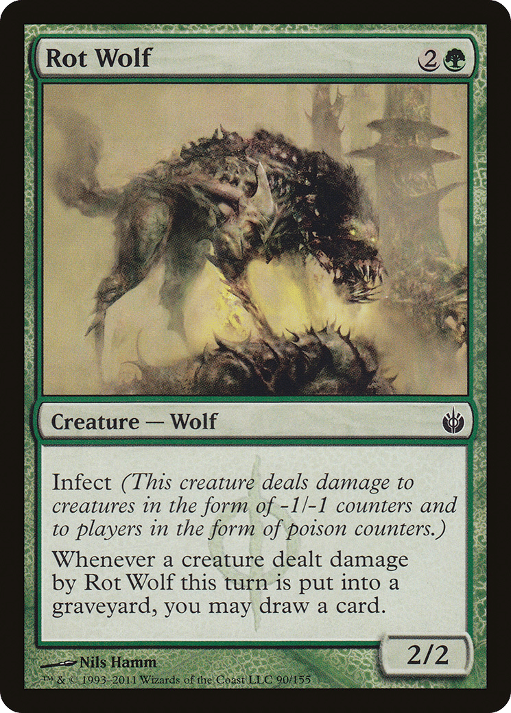 Rot Wolf — Mirrodin Besieged — Magic: The Gathering
