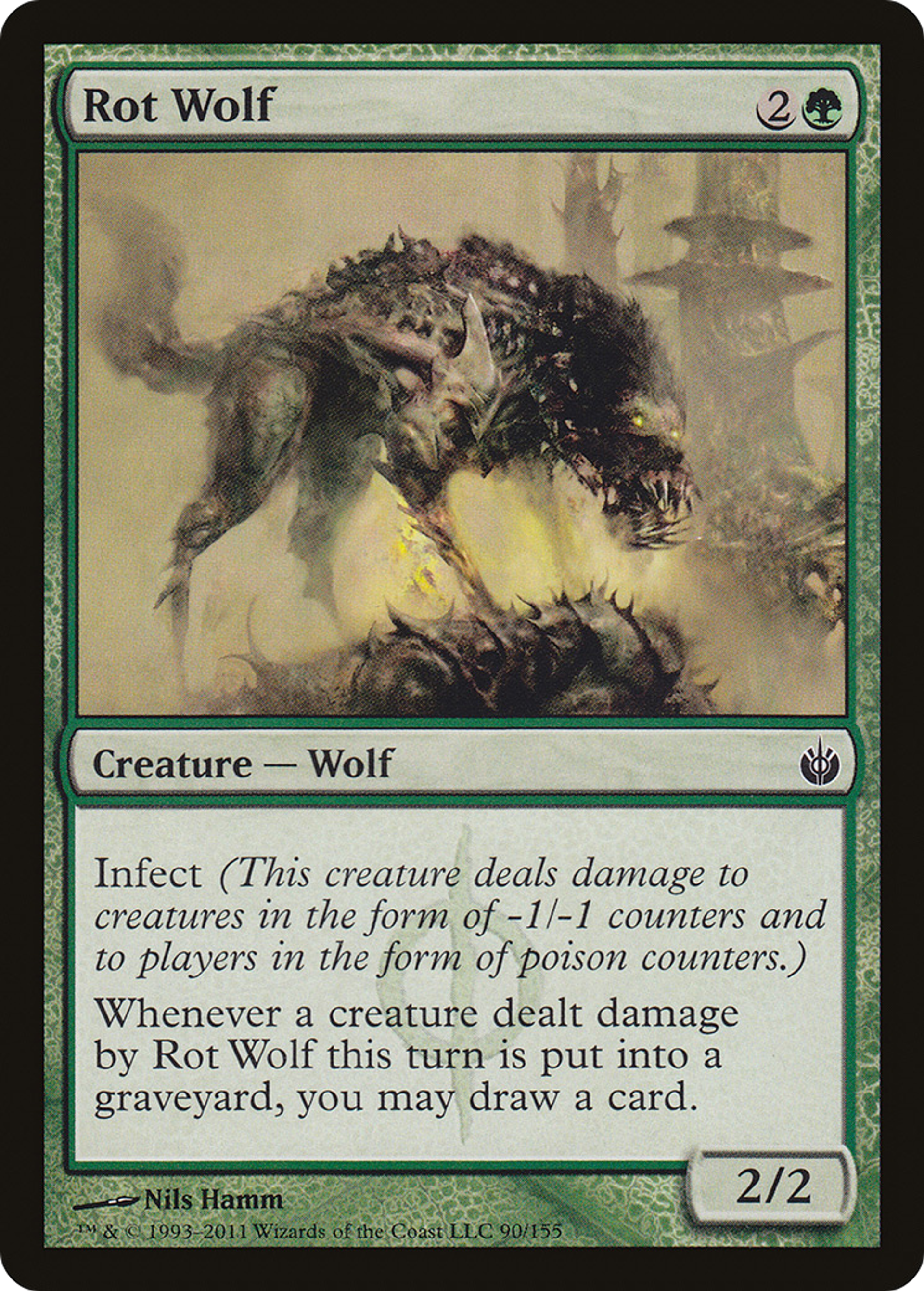 Rot Wolf — Mirrodin Besieged — Magic: The Gathering