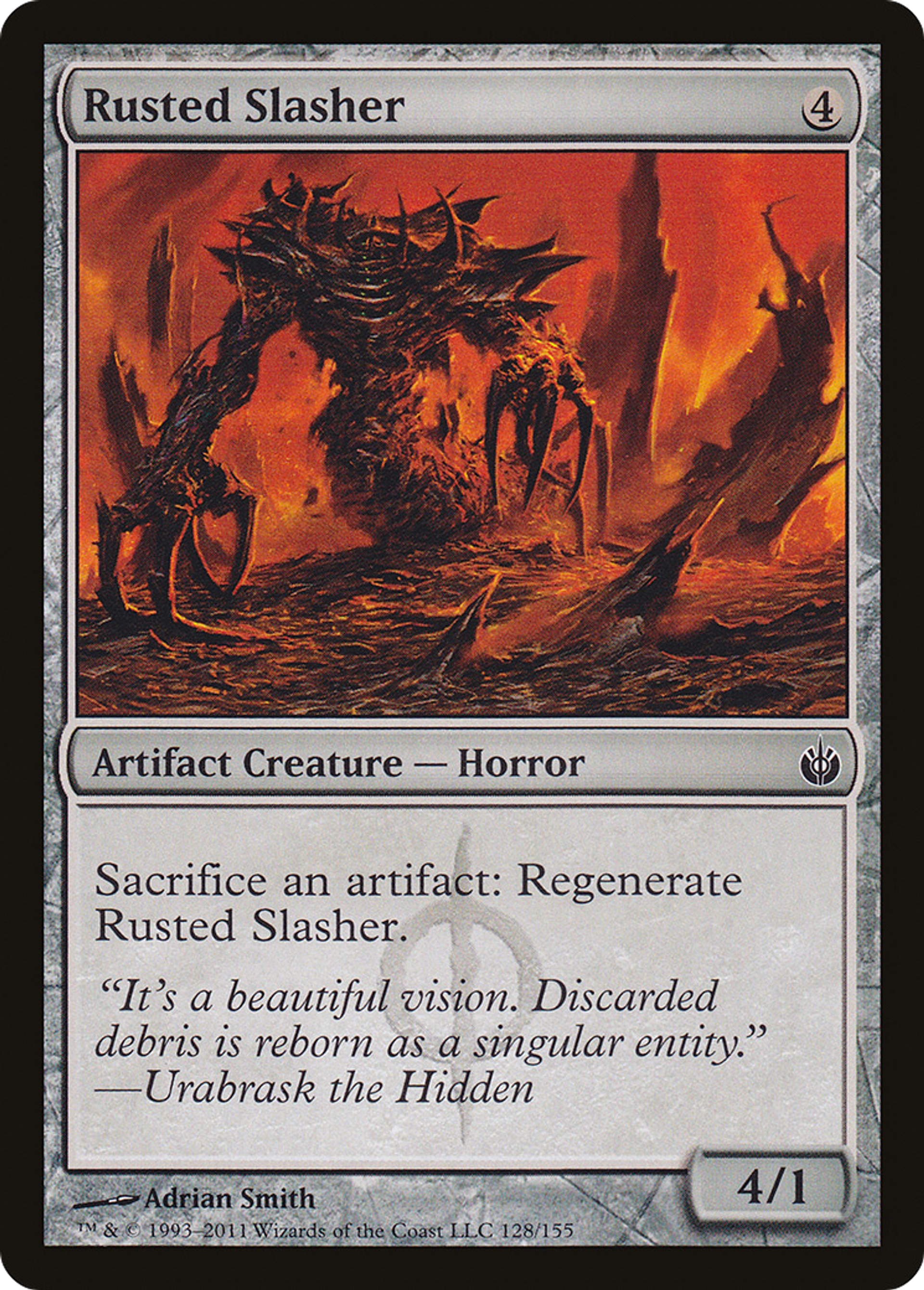 Rusted Slasher — Mirrodin Besieged — Magic: The Gathering