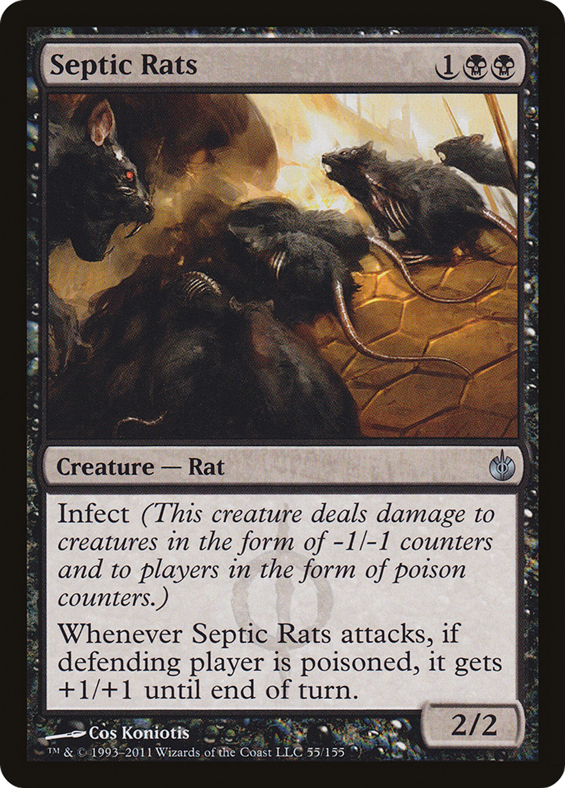 Septic Rats — Mirrodin Besieged — Magic: The Gathering