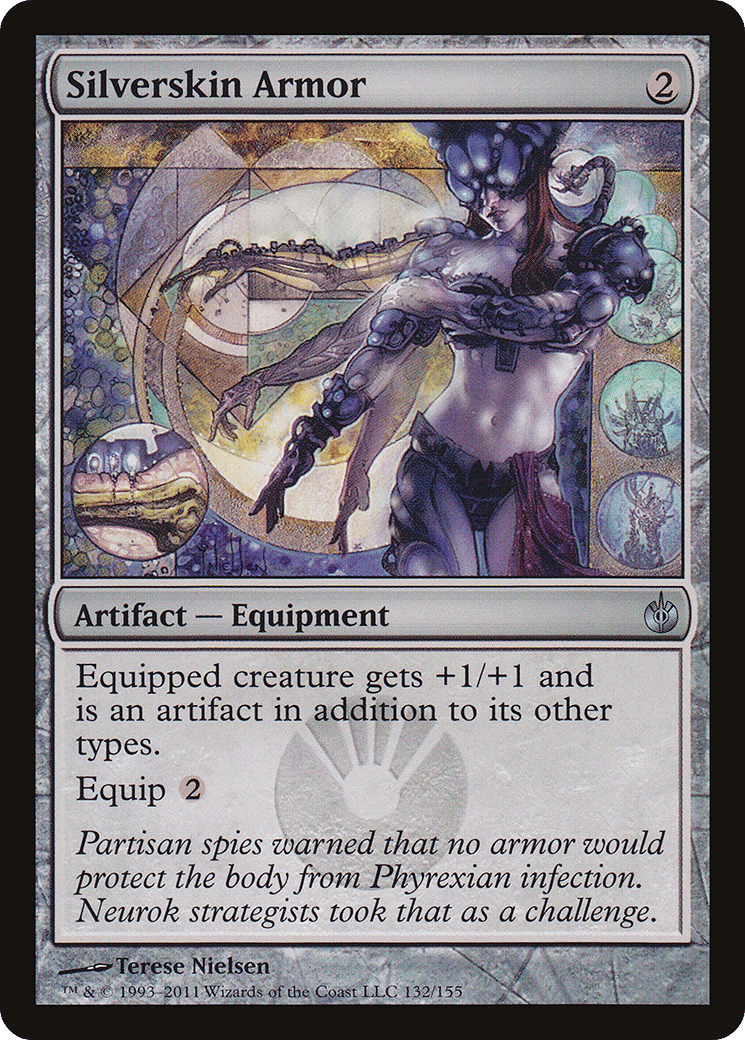Silverskin Armor — Mirrodin Besieged — Magic: The Gathering