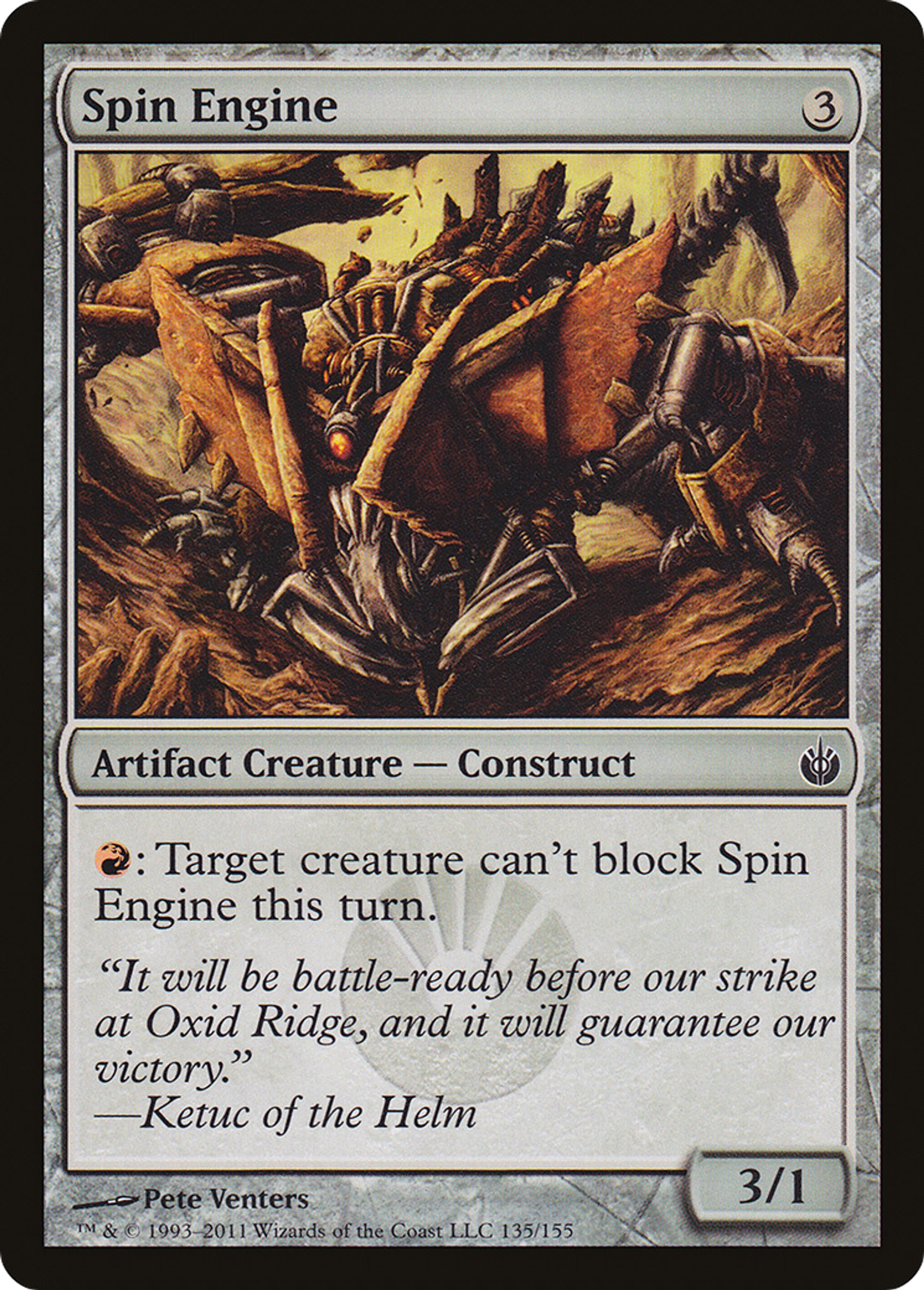 Machine à pivots — Mirrodin Besieged — Magic: The Gathering