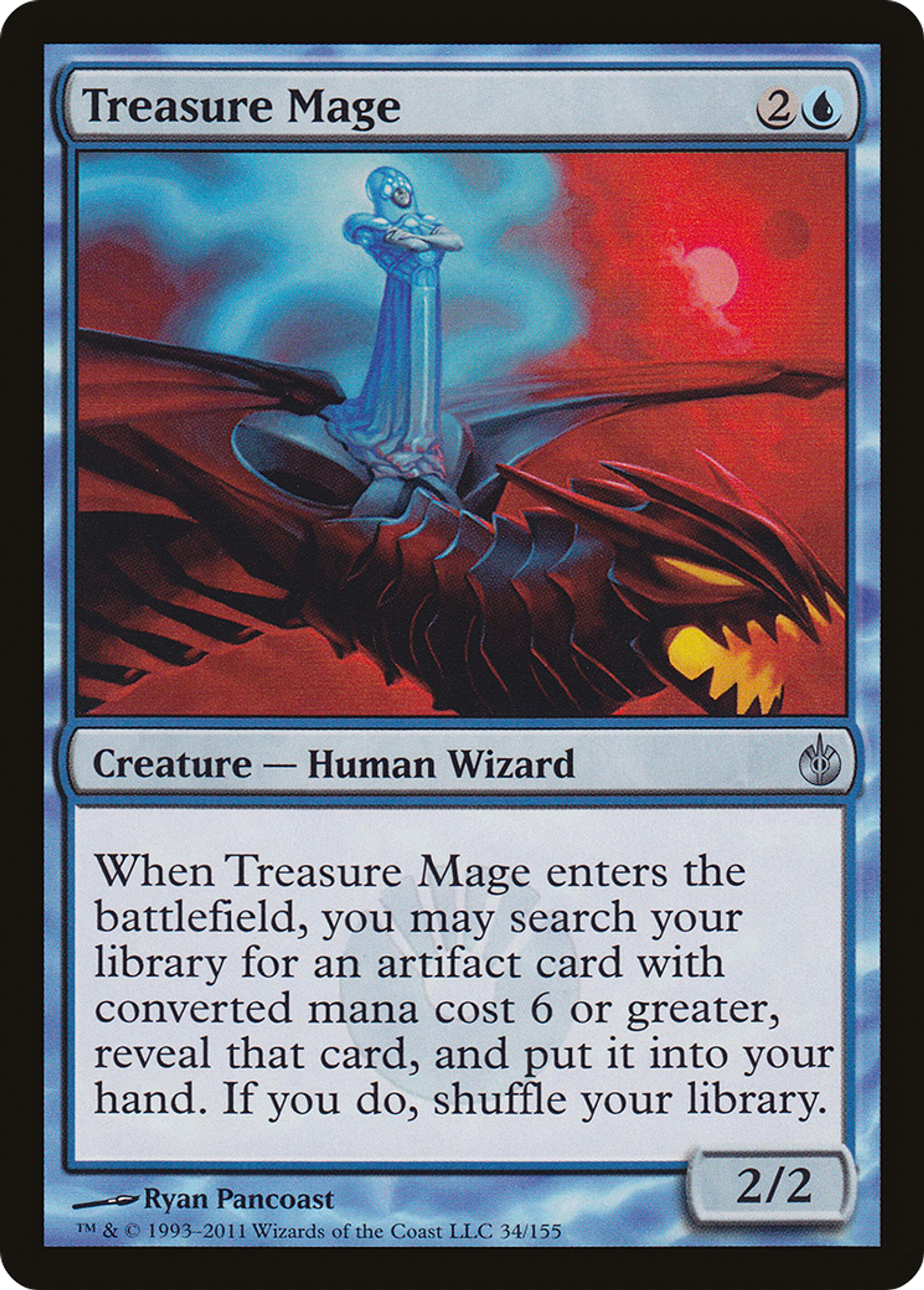 Mage au trésor — Mirrodin Besieged — Magic: The Gathering