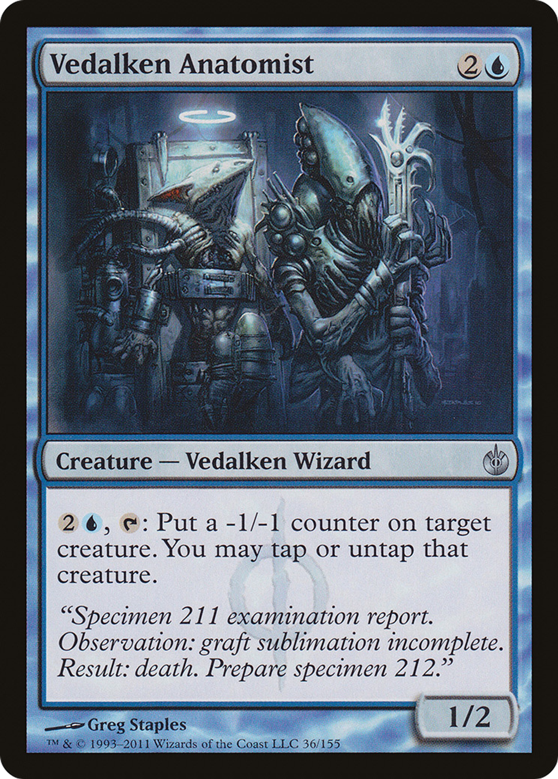 Anatomiste vedalken — Mirrodin Besieged — Magic: The Gathering