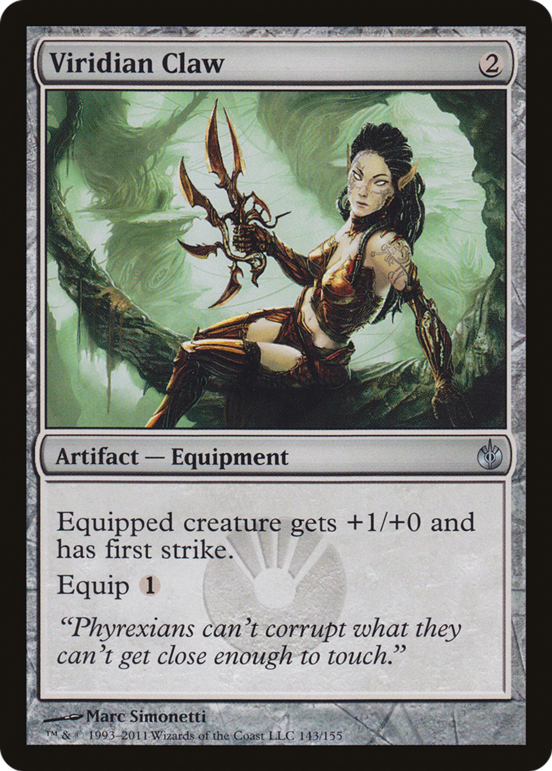 Viridian Claw — Mirrodin Besieged — Magic: The Gathering