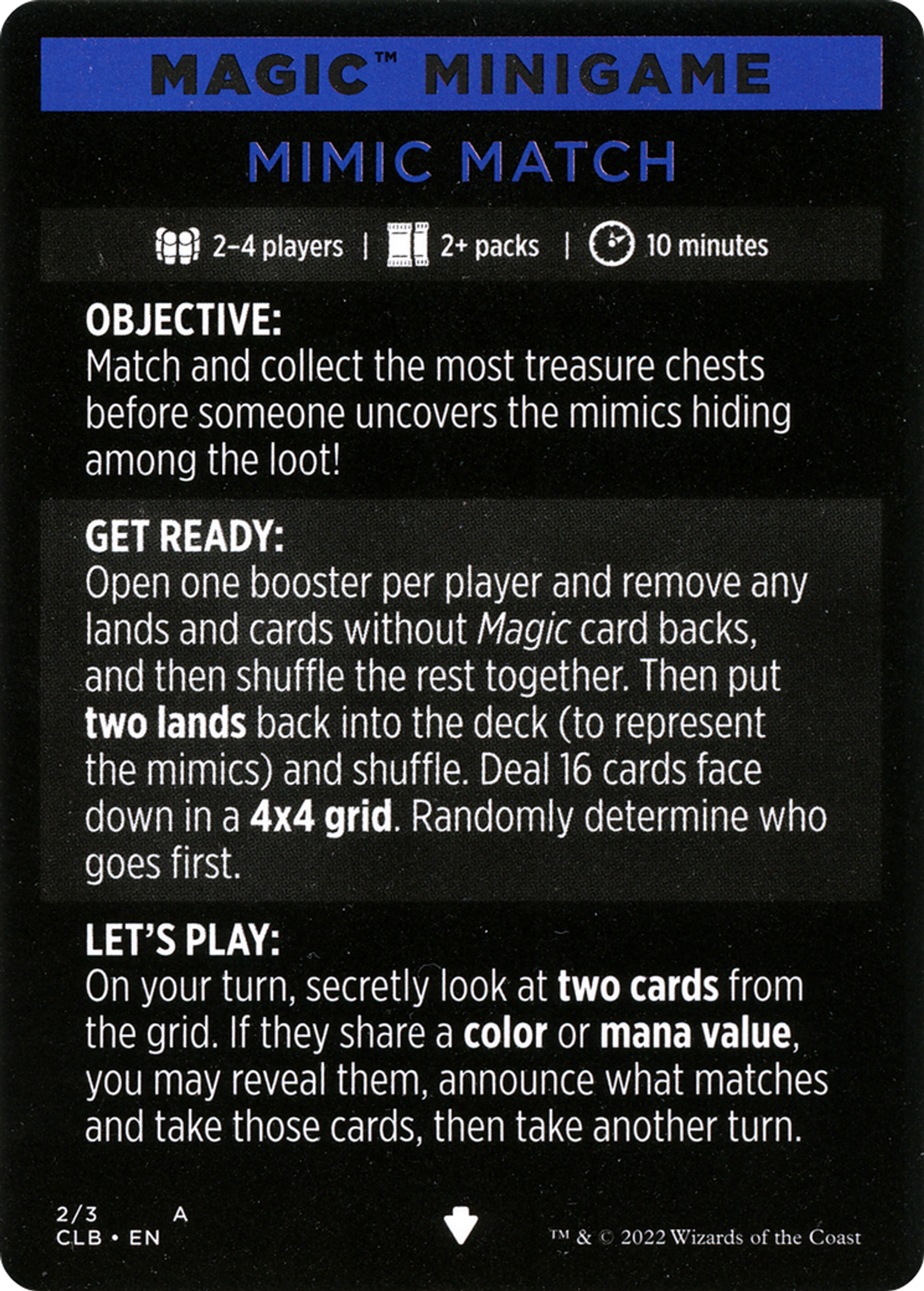 Single cards