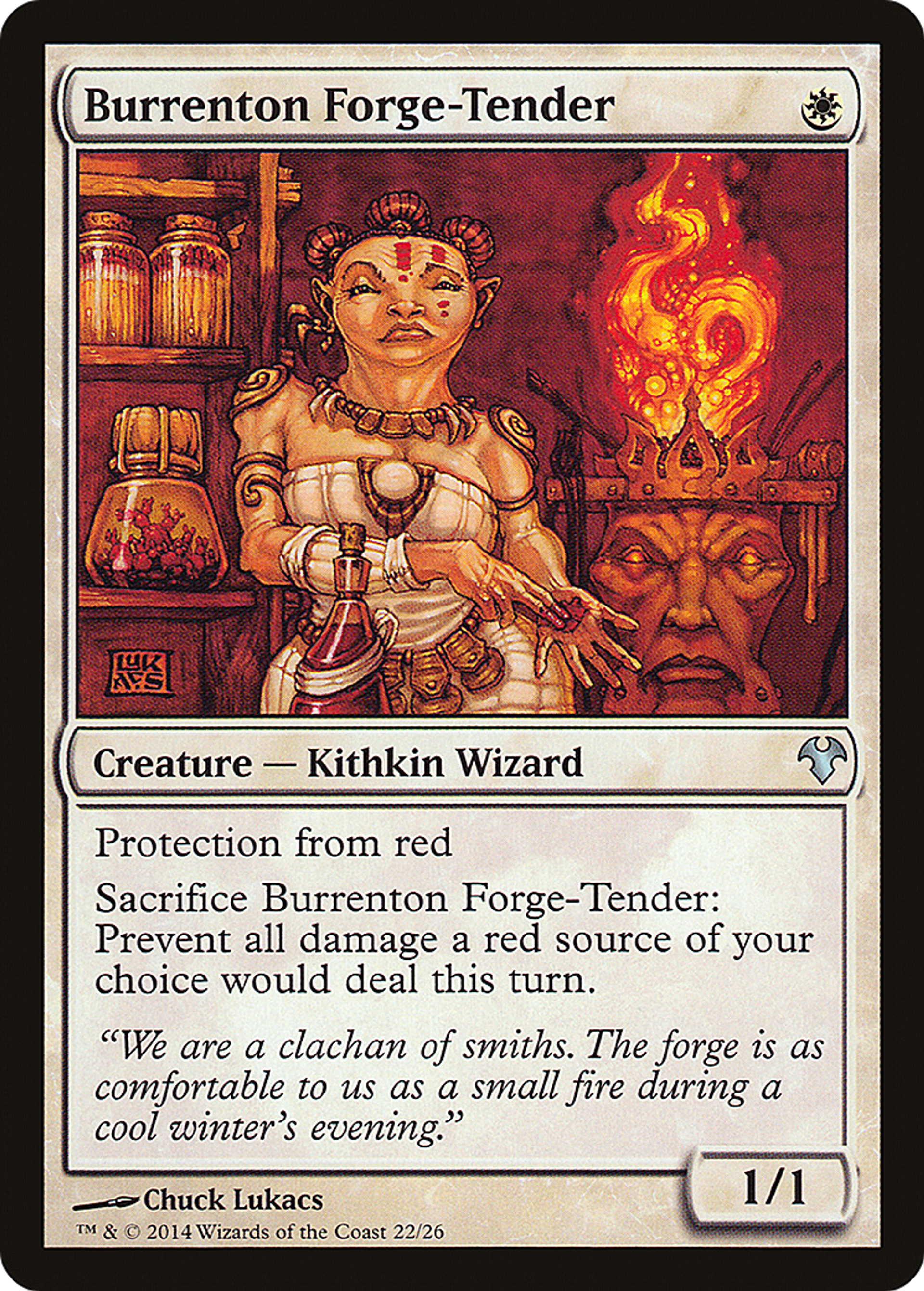 Veilleuse de la forge de Burrenton — Modern Event Deck 2014 — Magic: The Gathering