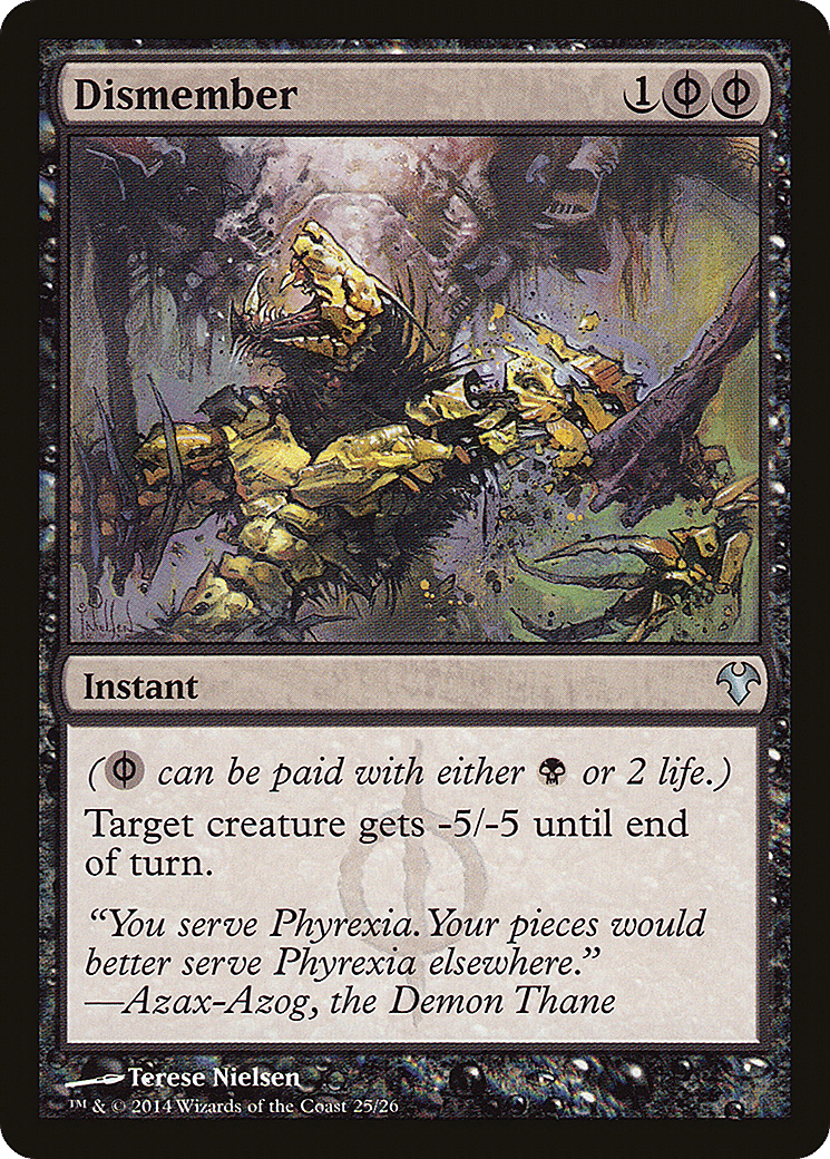 Dismember — Modern Event Deck 2014 — Magic: The Gathering