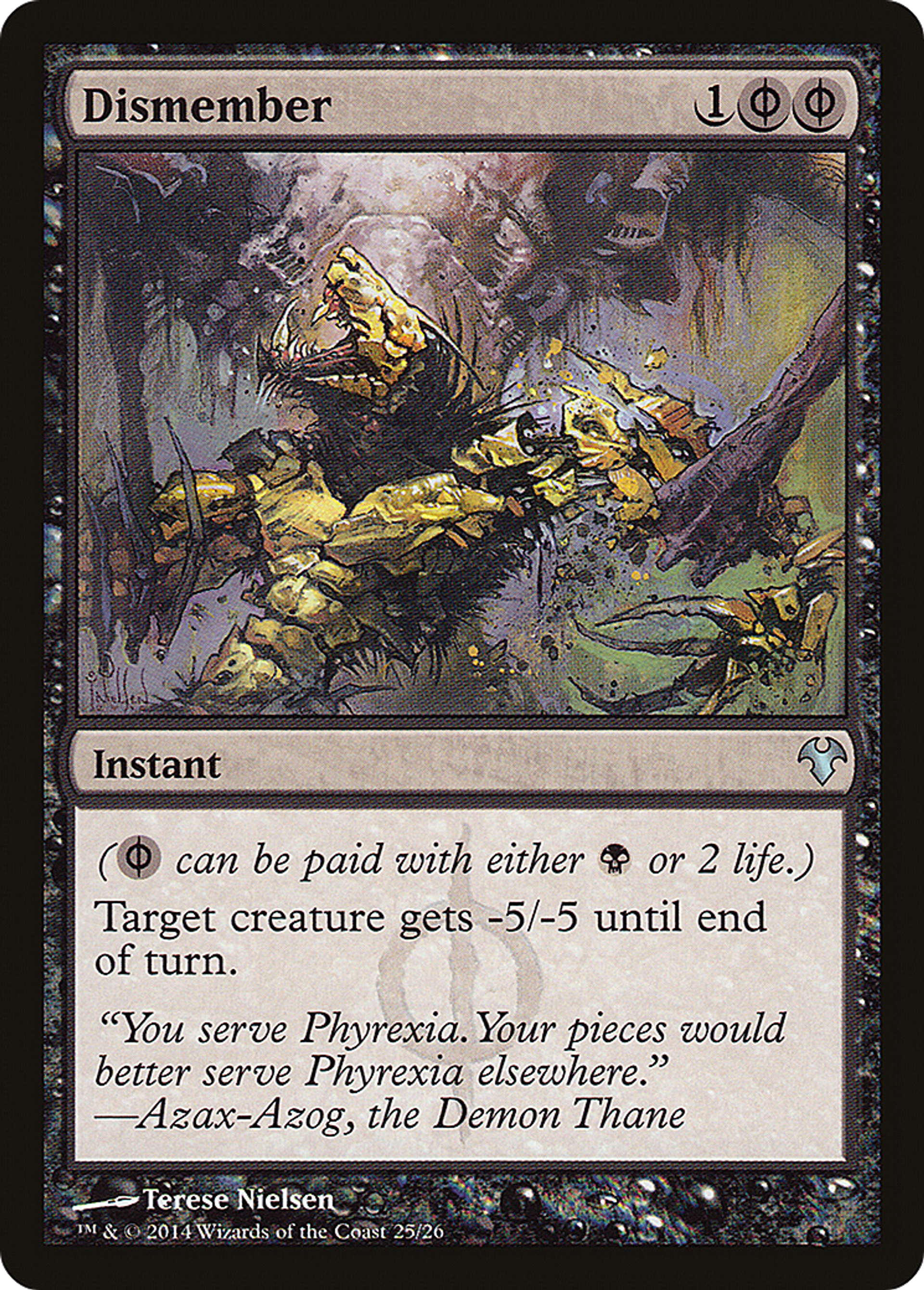 Dismember — Modern Event Deck 2014 — Magic: The Gathering