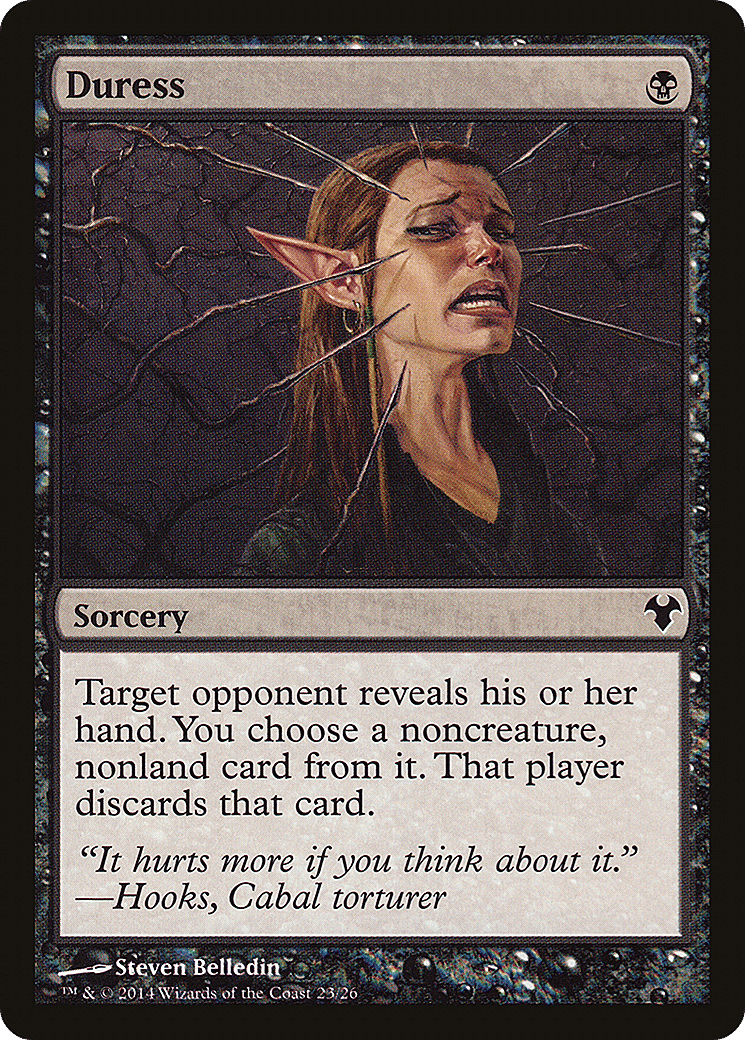 Duress — Modern Event Deck 2014 — Magic: The Gathering