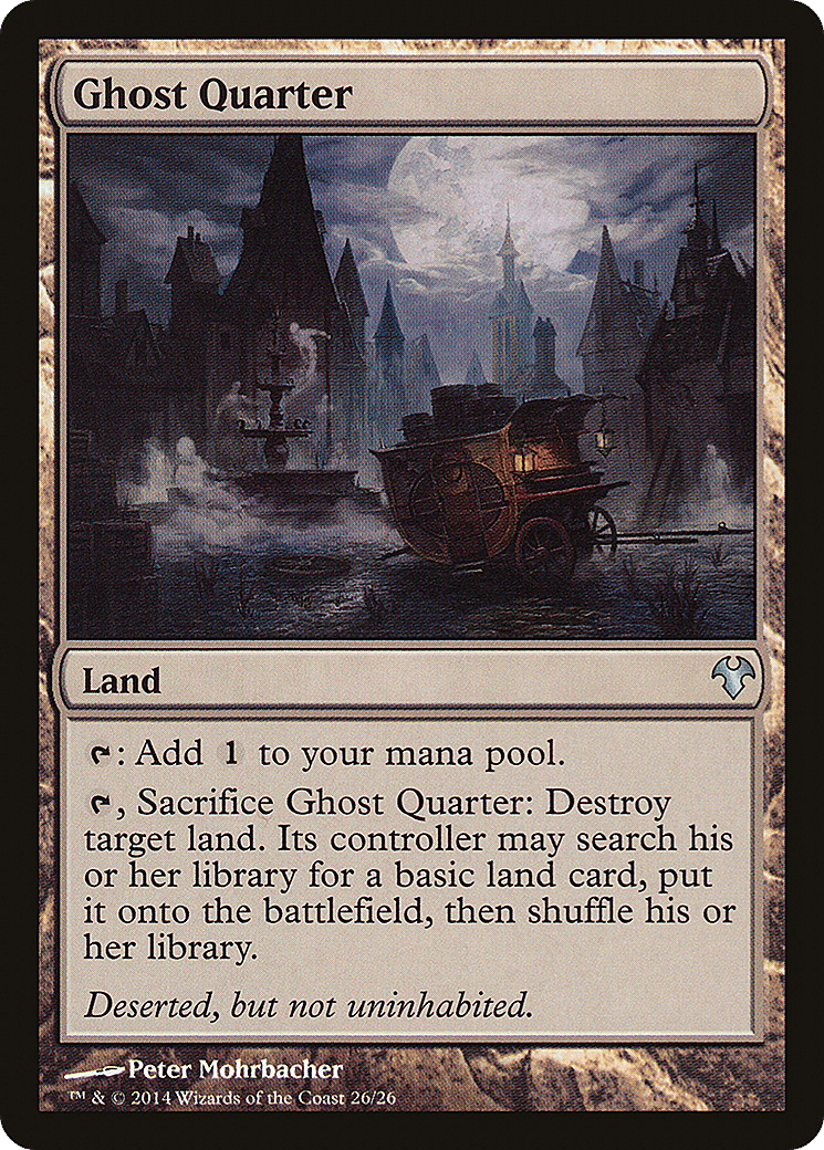 Ghost Quarter — Modern Event Deck 2014 — Magic: The Gathering