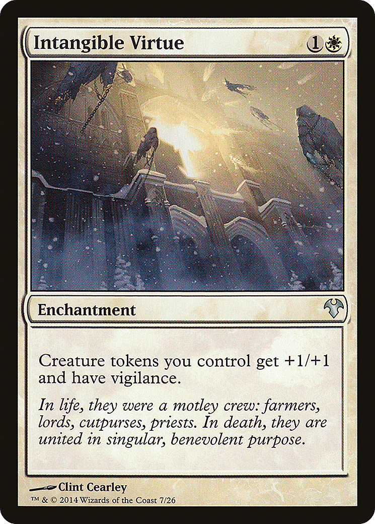 Intangible Virtue — Modern Event Deck 2014 — Magic: The Gathering
