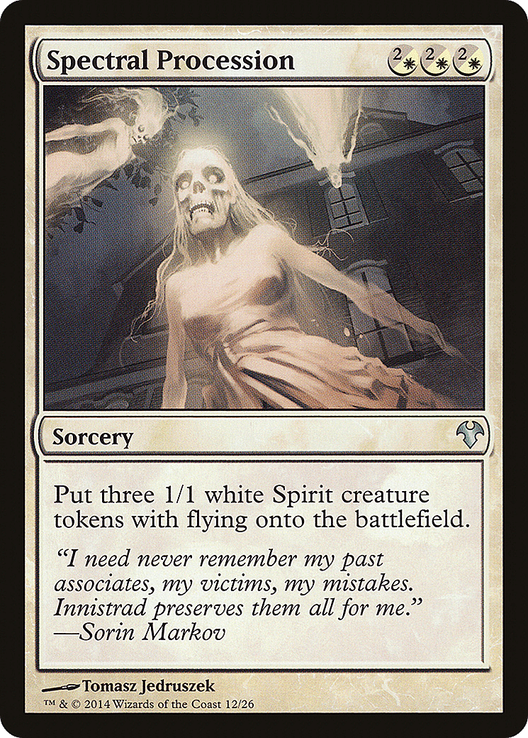 Spectral Procession — Modern Event Deck 2014 — Magic: The Gathering