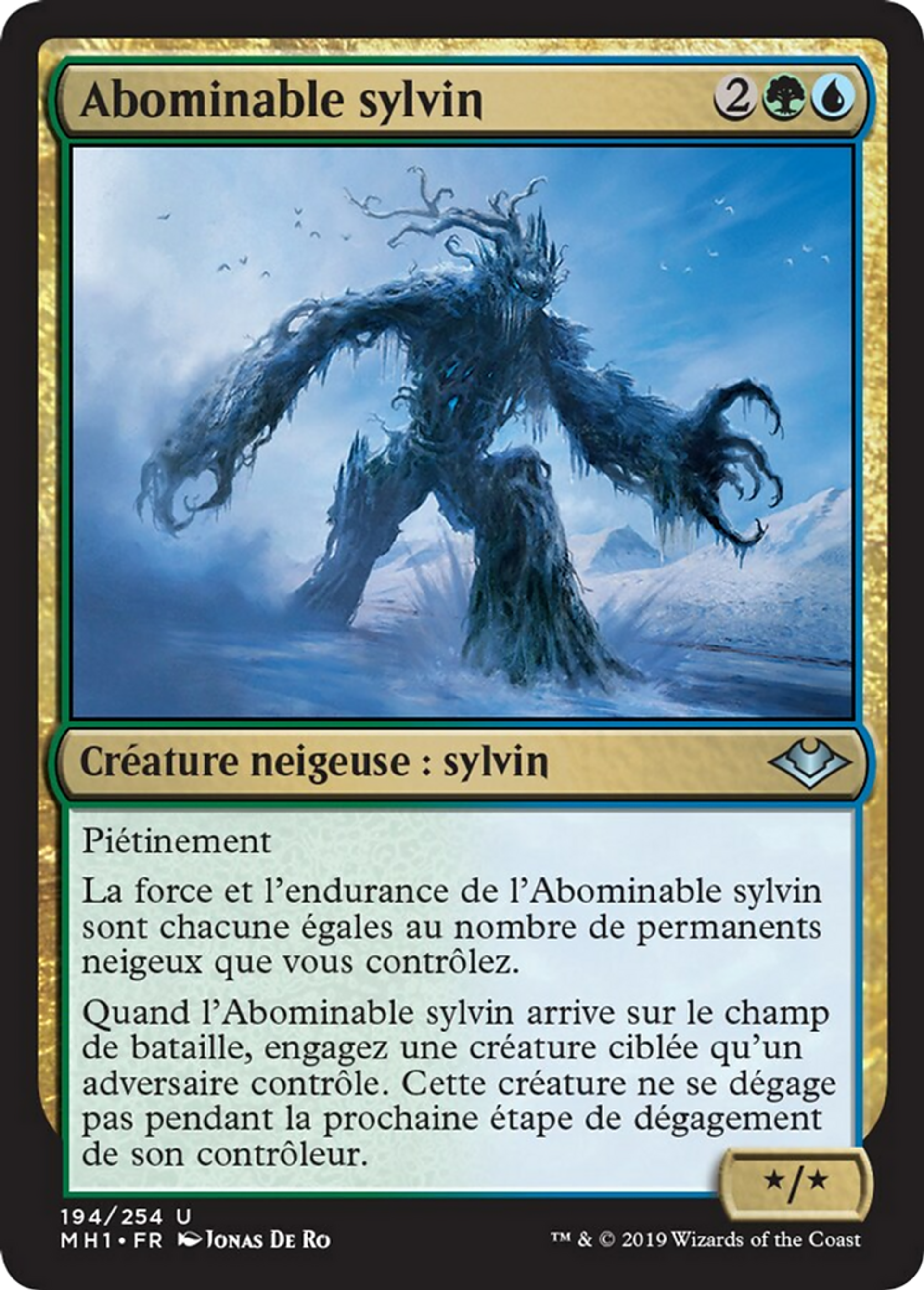 Abominable sylvin — Modern Horizons — Magic: The Gathering