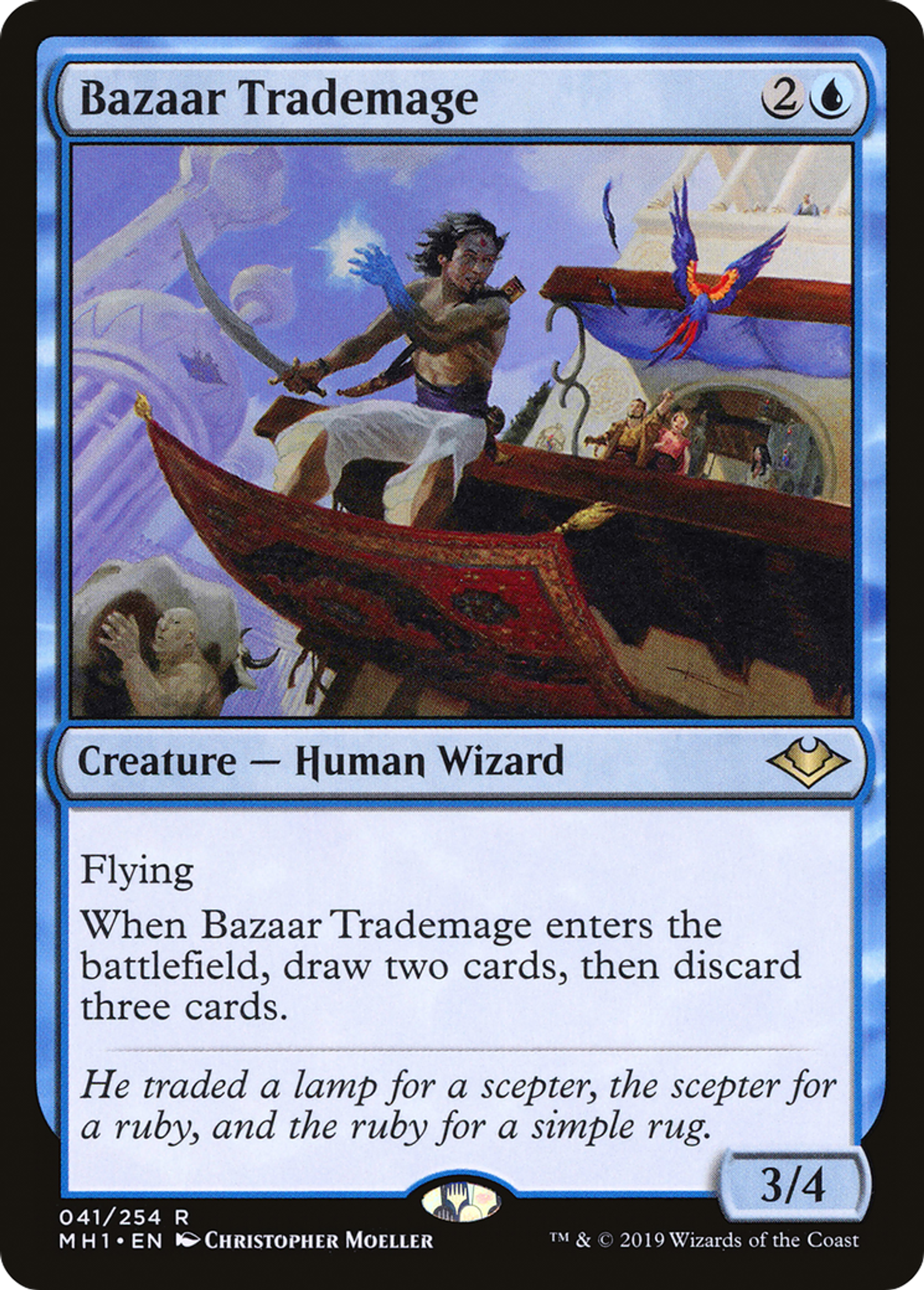 Bazaar Trademage — Modern Horizons — Magic: The Gathering