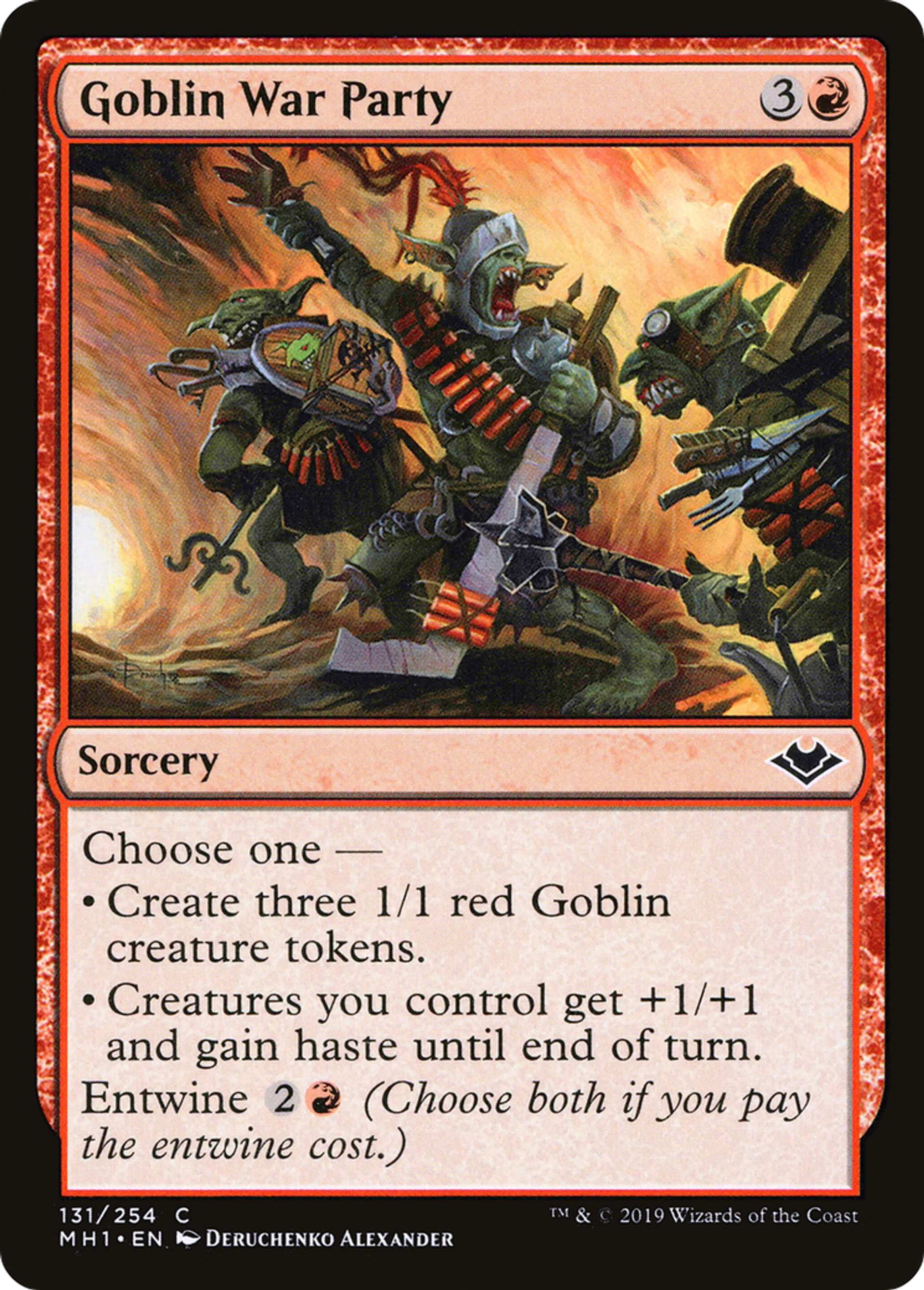 Goblin War Party — Modern Horizons — Magic: The Gathering