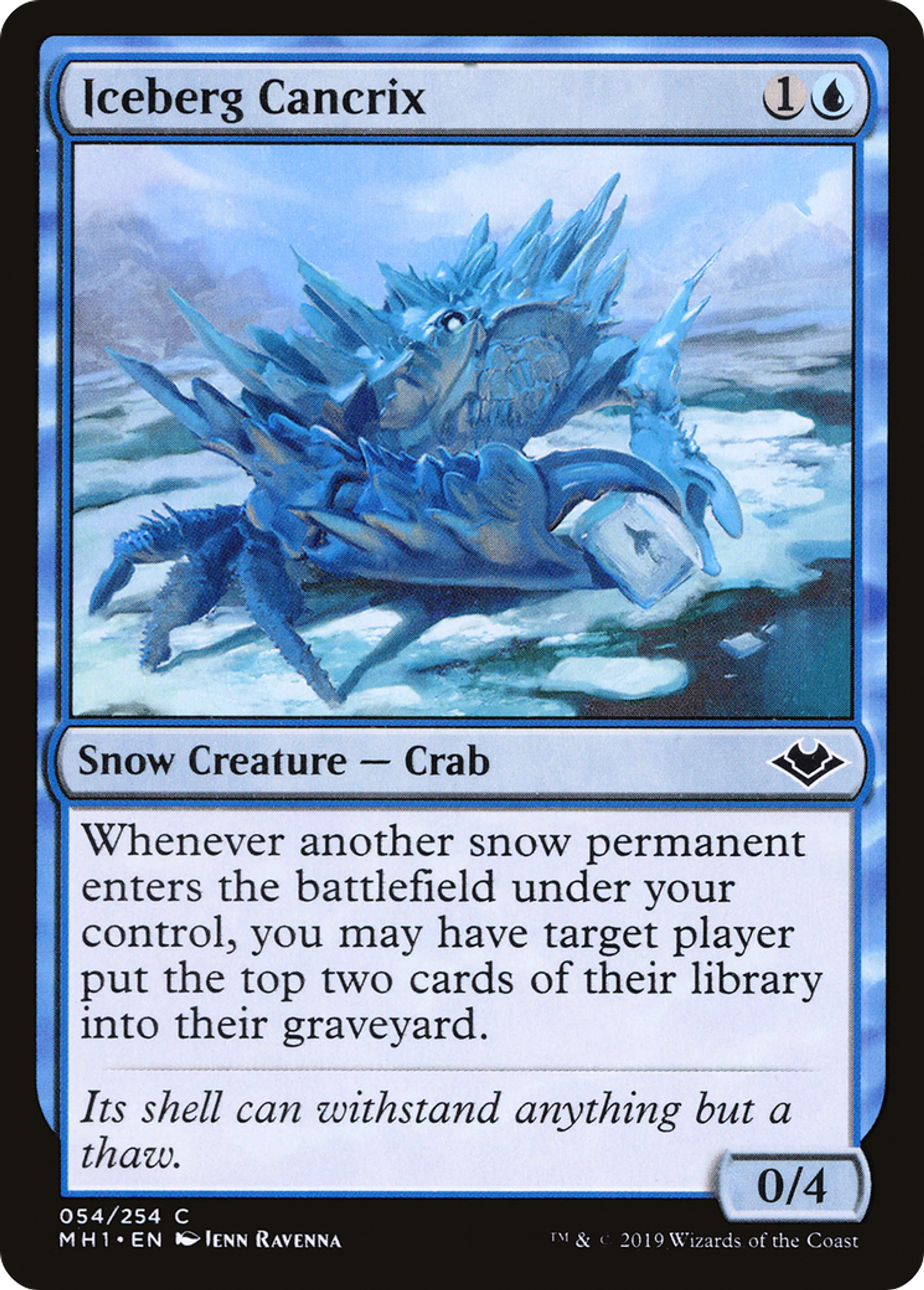 Iceberg Cancrix — Modern Horizons — Magic: The Gathering