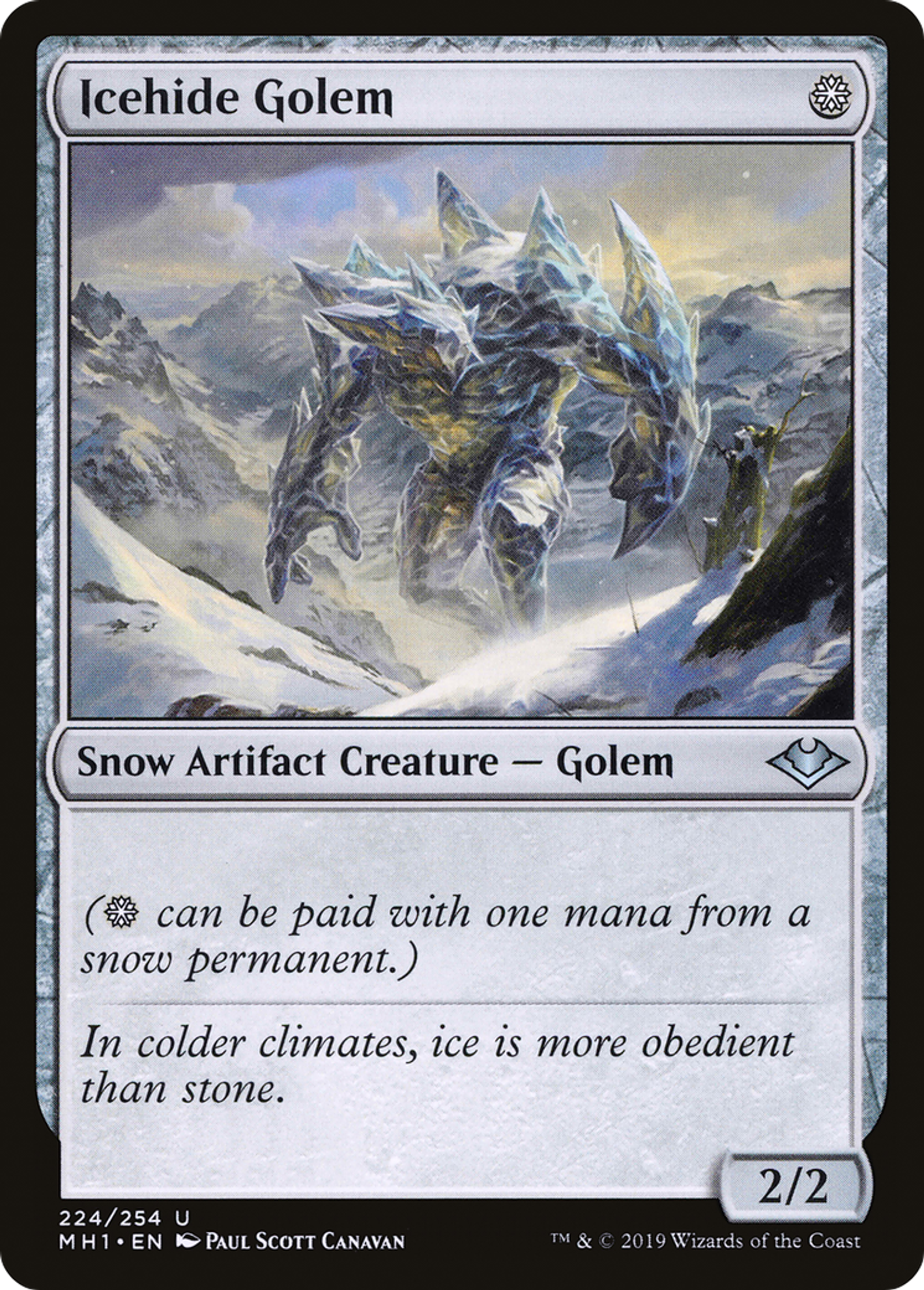 Icehide Golem — Modern Horizons — Magic: The Gathering