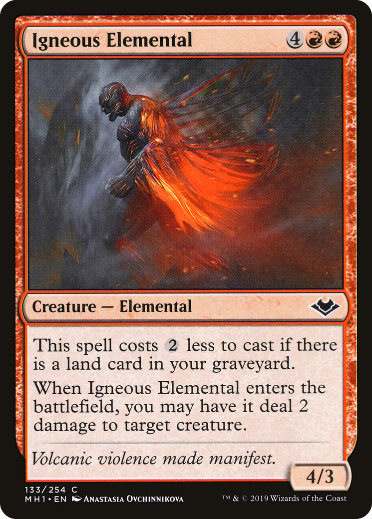 Igneous Elemental — Modern Horizons — Magic: The Gathering