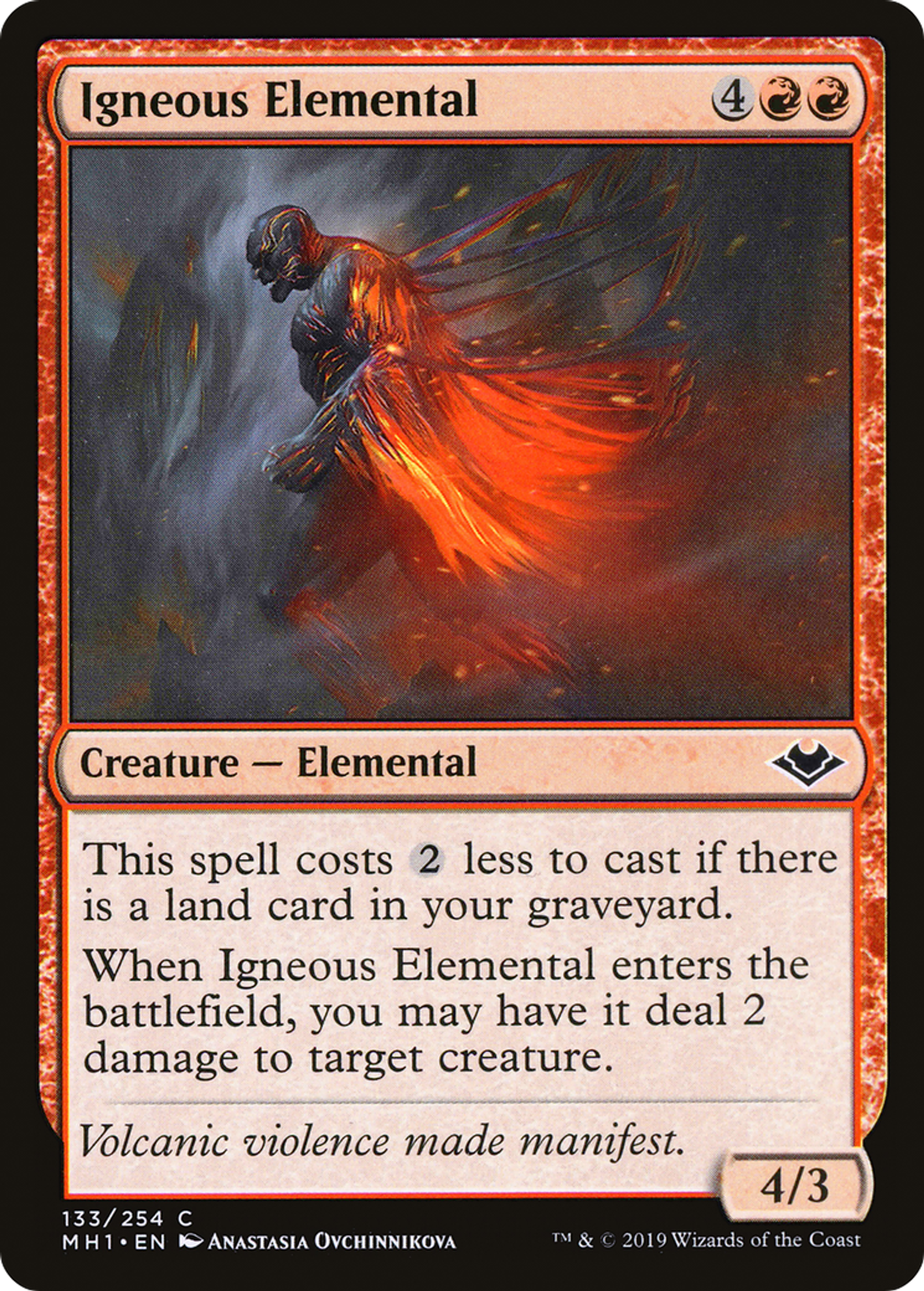 Igneous Elemental — Modern Horizons — Magic: The Gathering