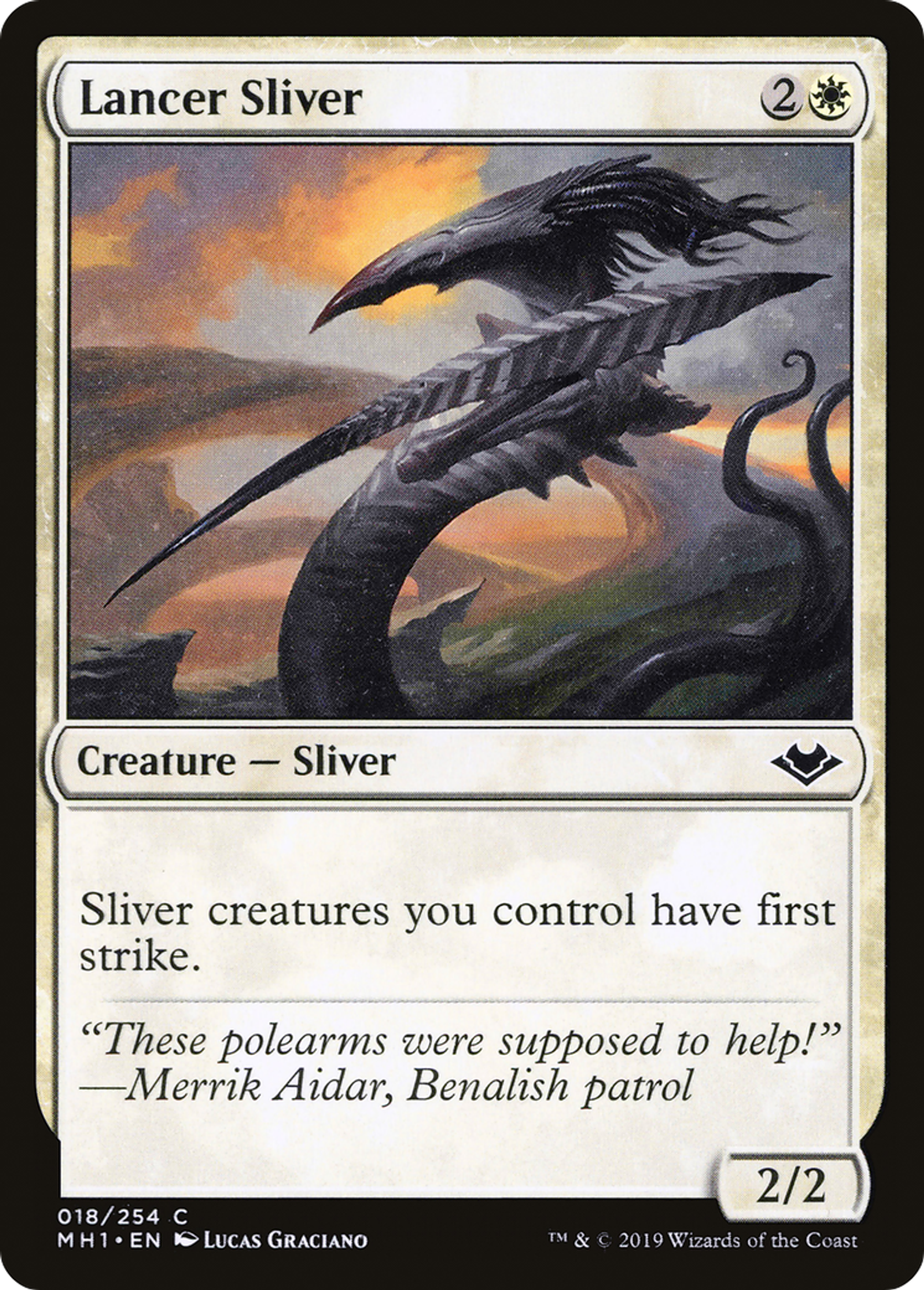 Lancer Sliver — Modern Horizons — Magic: The Gathering