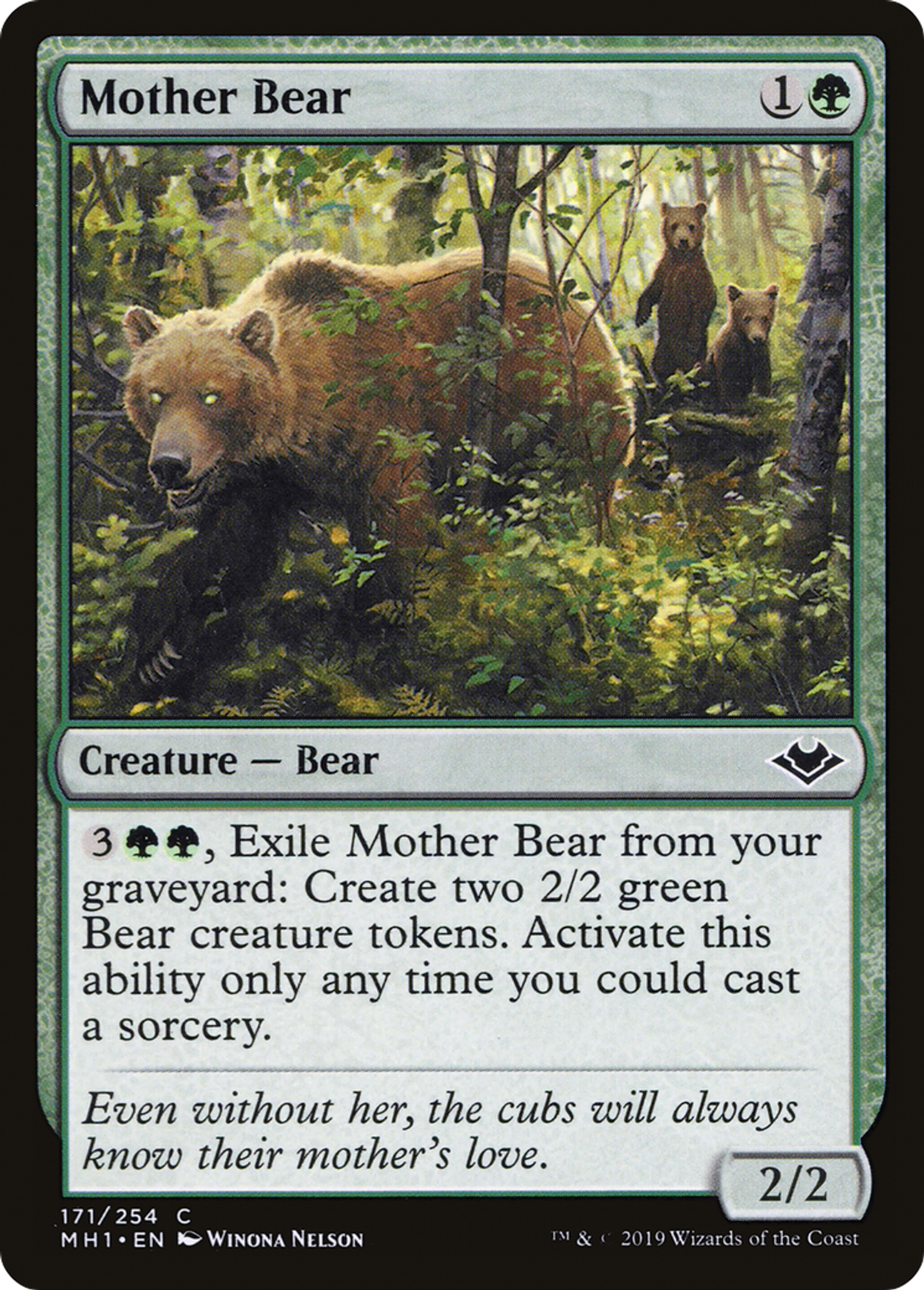 Mother Bear — Modern Horizons — Magic: The Gathering