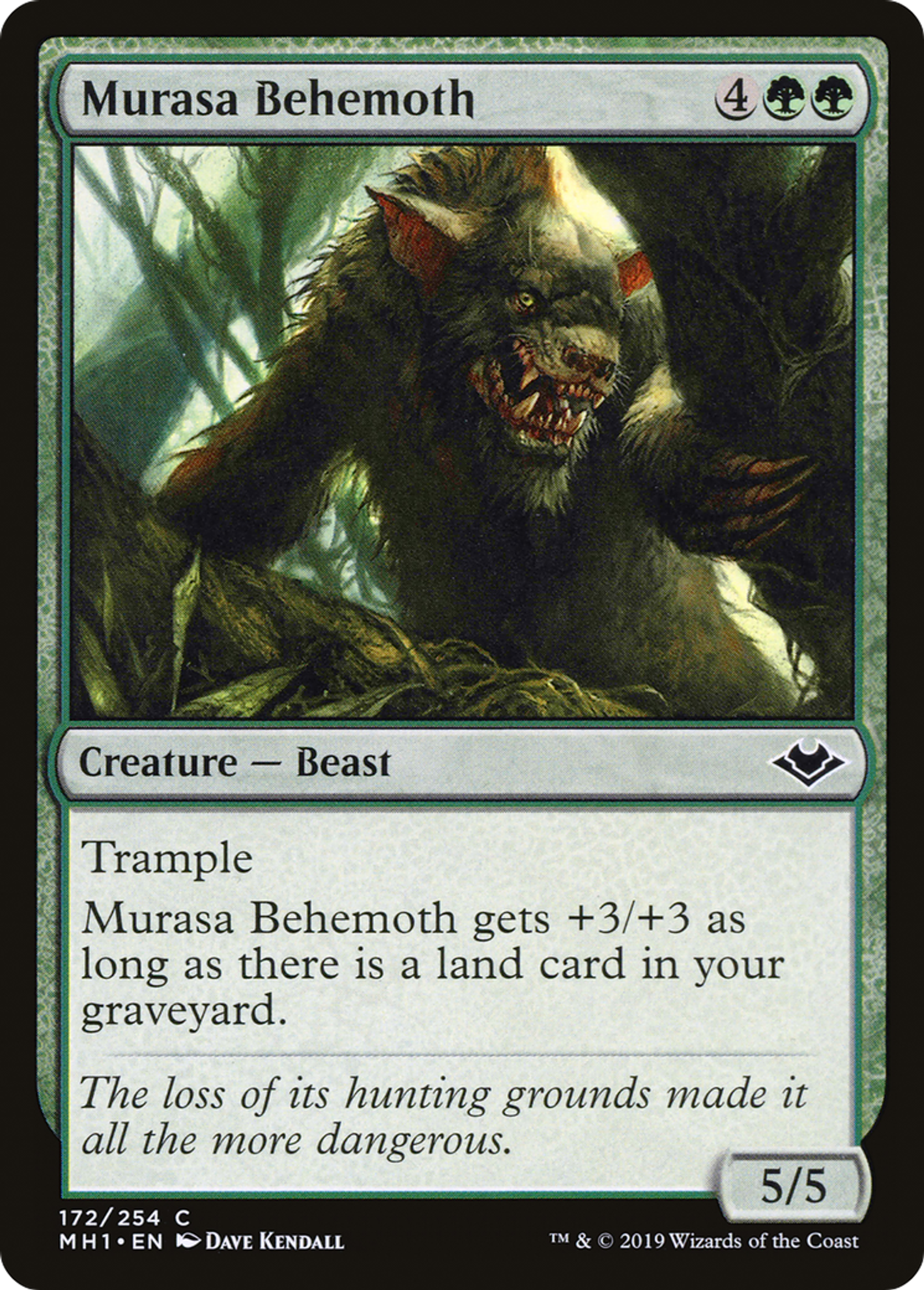 Murasa Behemoth — Modern Horizons — Magic: The Gathering