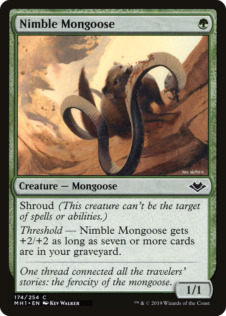 Nimble Mongoose — Modern Horizons — Magic: The Gathering