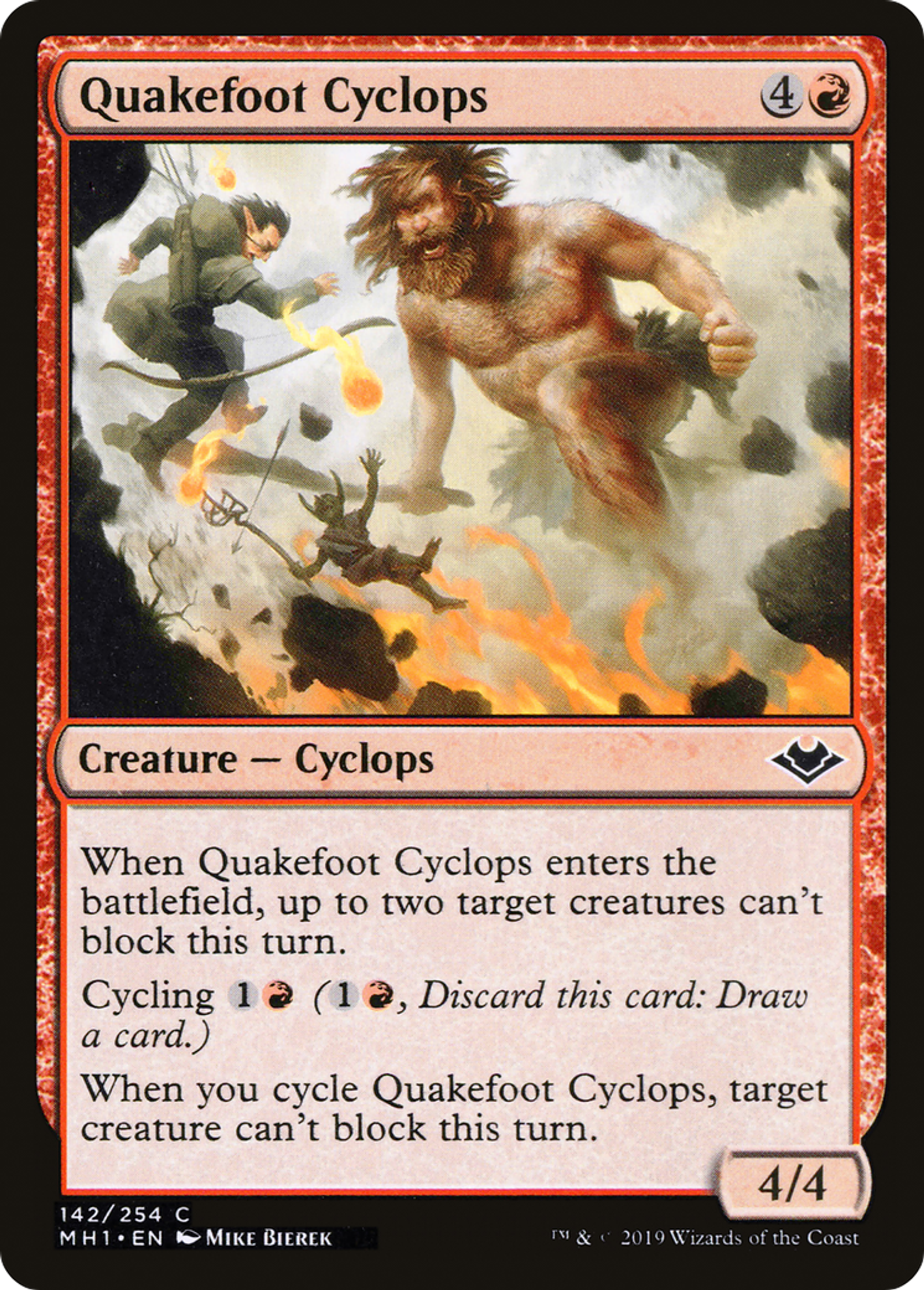 Quakefoot Cyclops — Modern Horizons — Magic: The Gathering