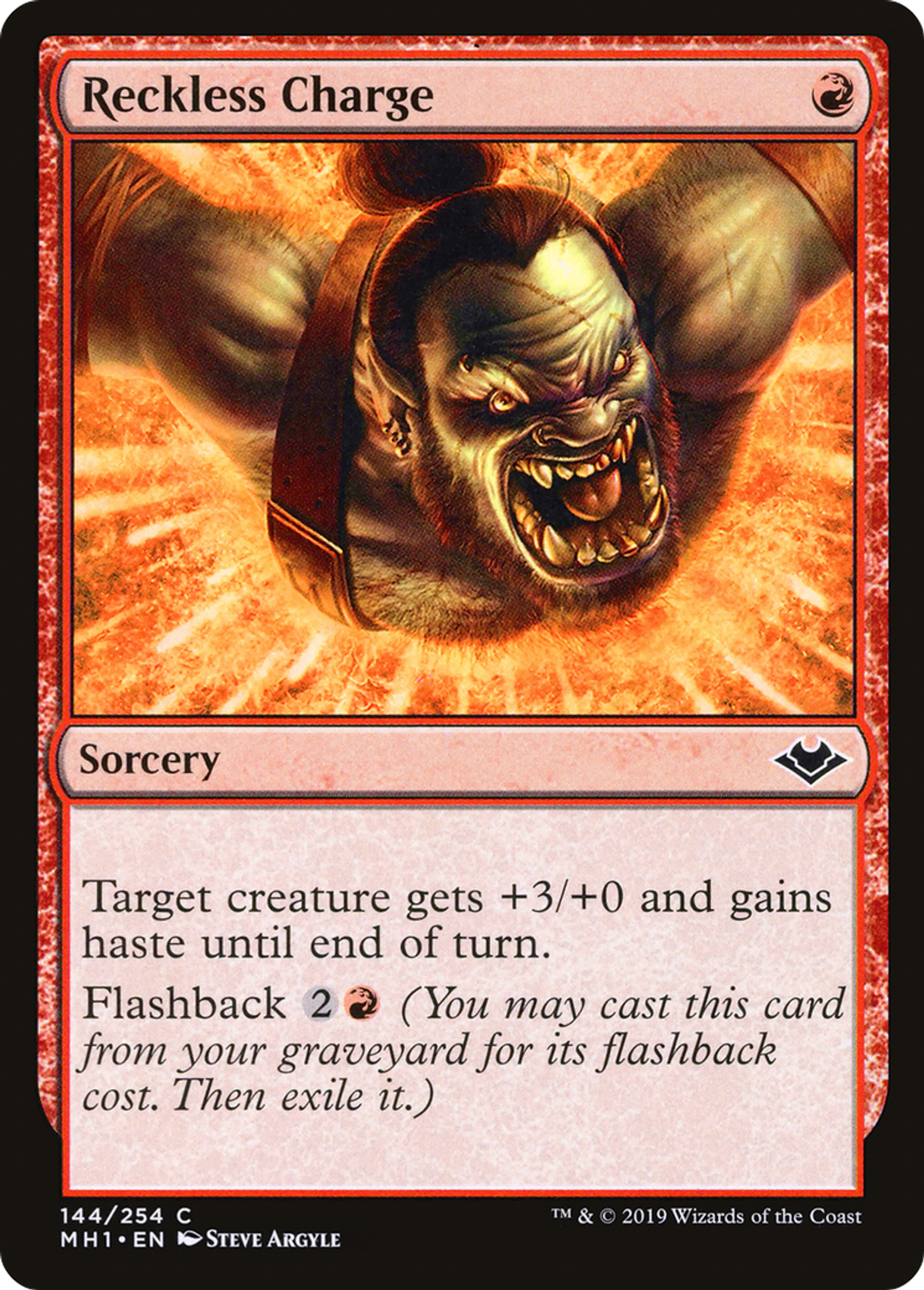 Reckless Charge — Modern Horizons — Magic: The Gathering