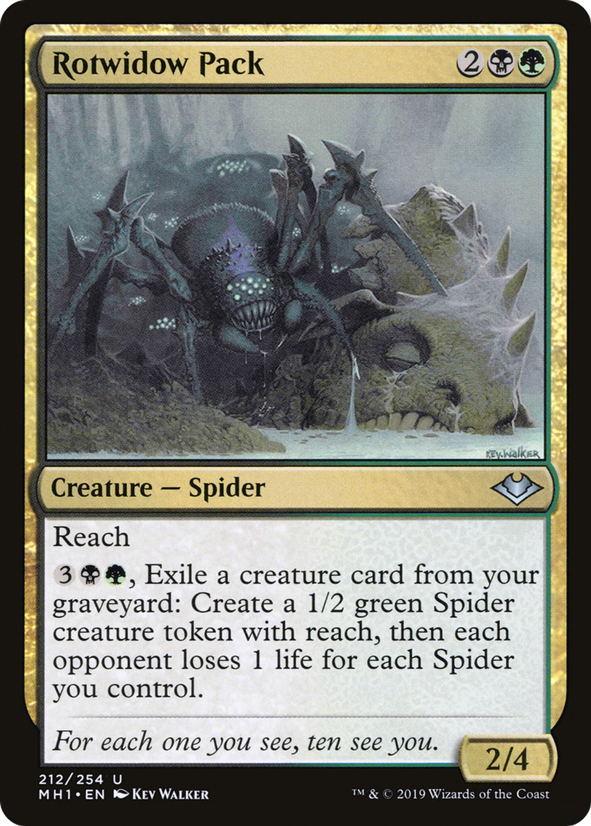 Meute de veuves de putréfaction — Modern Horizons — Magic: The Gathering
