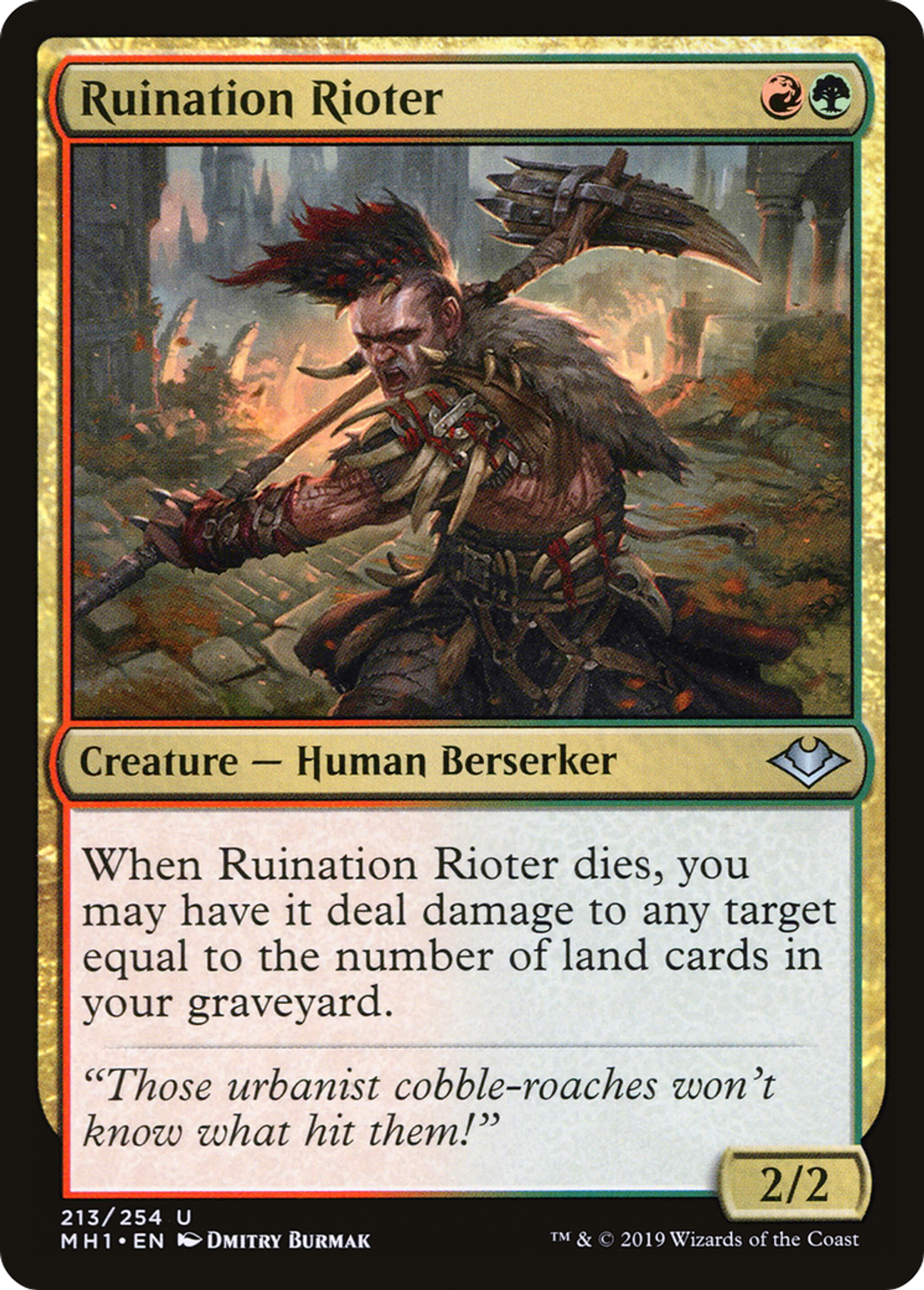 Ruination Rioter — Modern Horizons — Magic: The Gathering