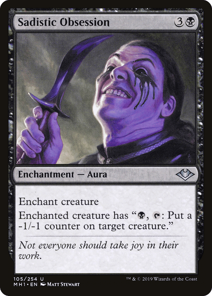 Sadistic Obsession — Modern Horizons — Magic: The Gathering