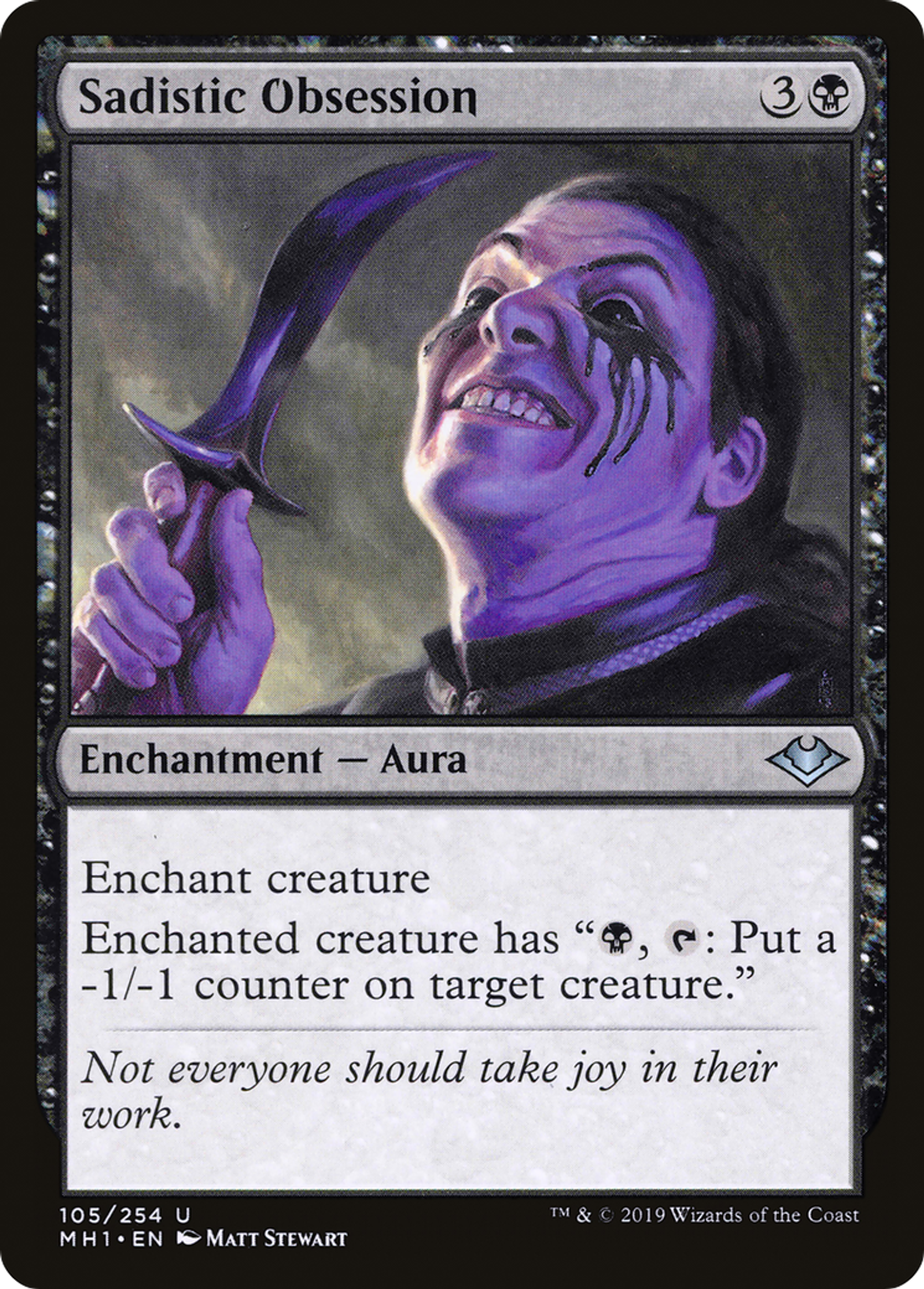 Sadistic Obsession — Modern Horizons — Magic: The Gathering