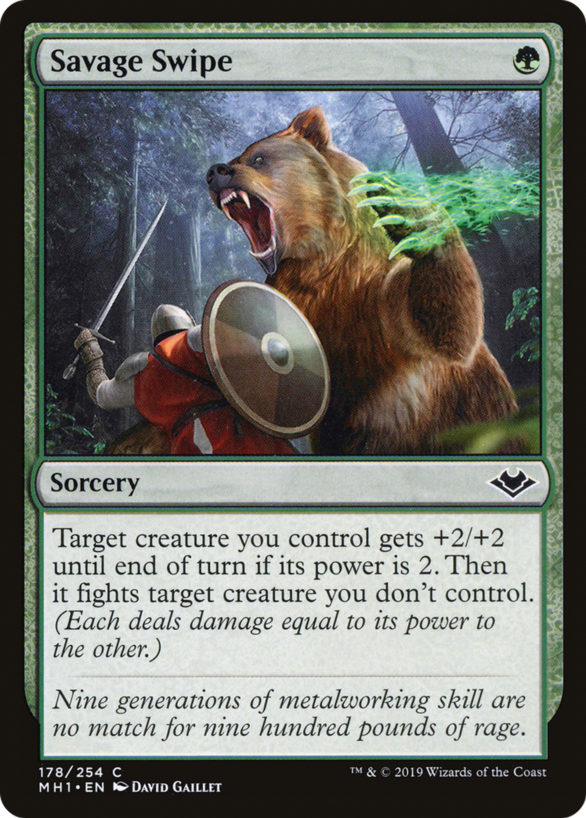 Savage Swipe — Modern Horizons — Magic: The Gathering