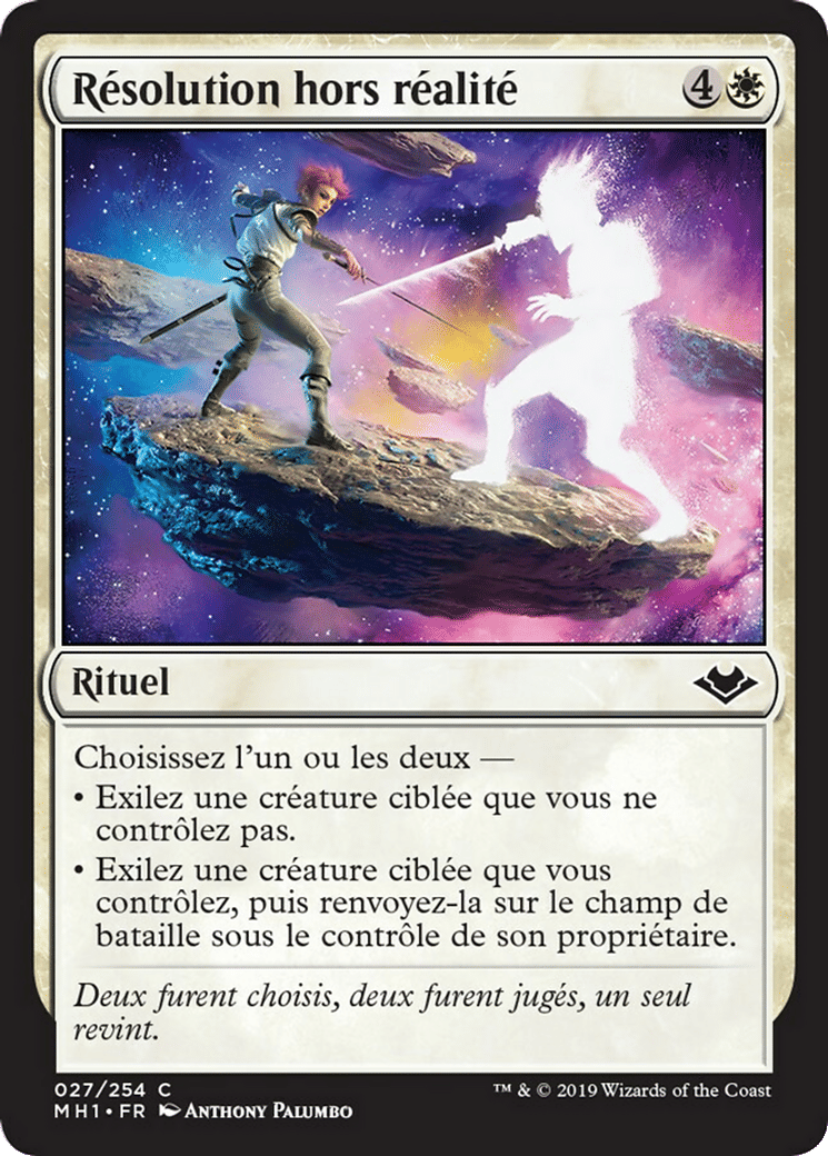 Résolution hors réalité — Modern Horizons — Magic: The Gathering