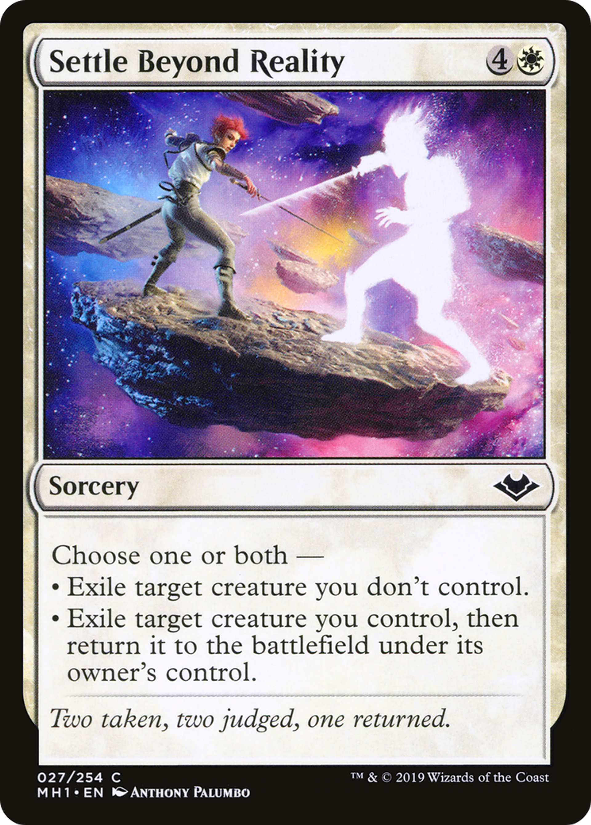 Settle Beyond Reality — Modern Horizons — Magic: The Gathering